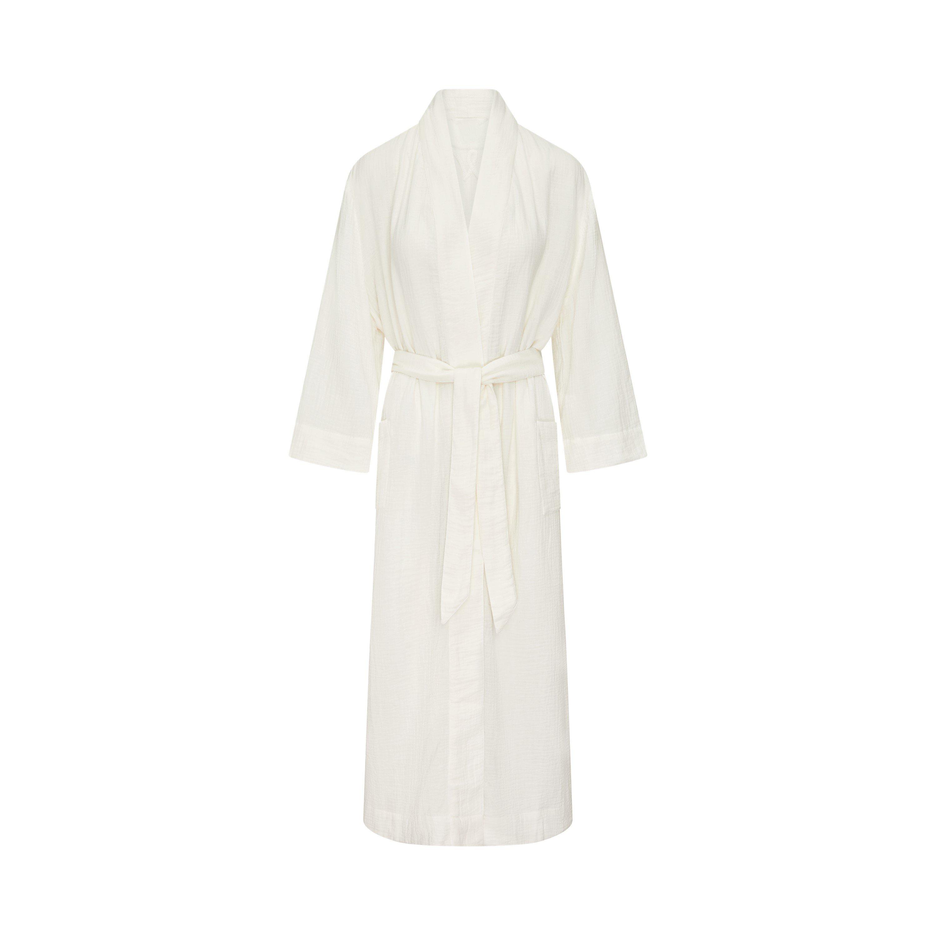 White - Nudea - THE CLASSIC BELTED ROBE - 6