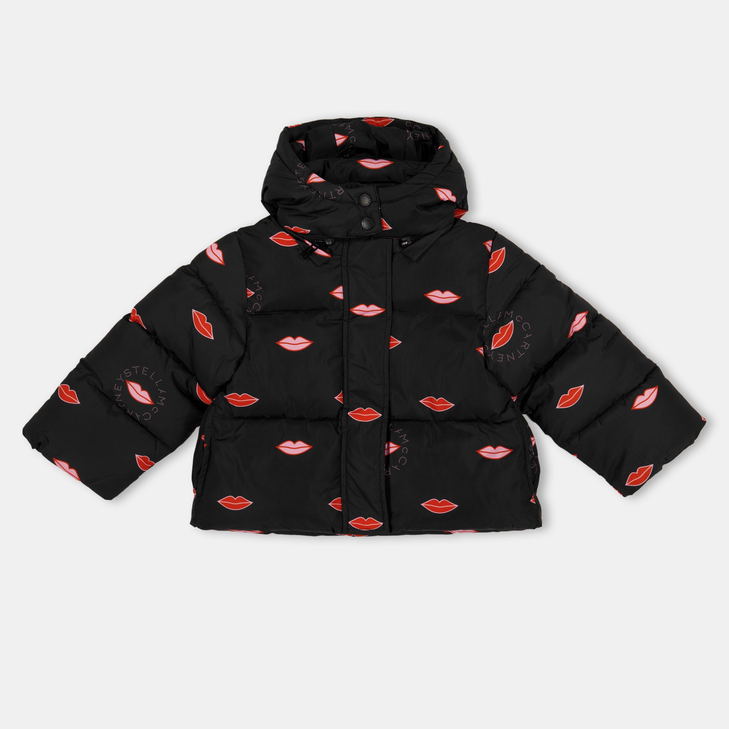 Blk/Red 930MC - Stella McCartney - Kids' Logo Medium Puffer Jacket - 1