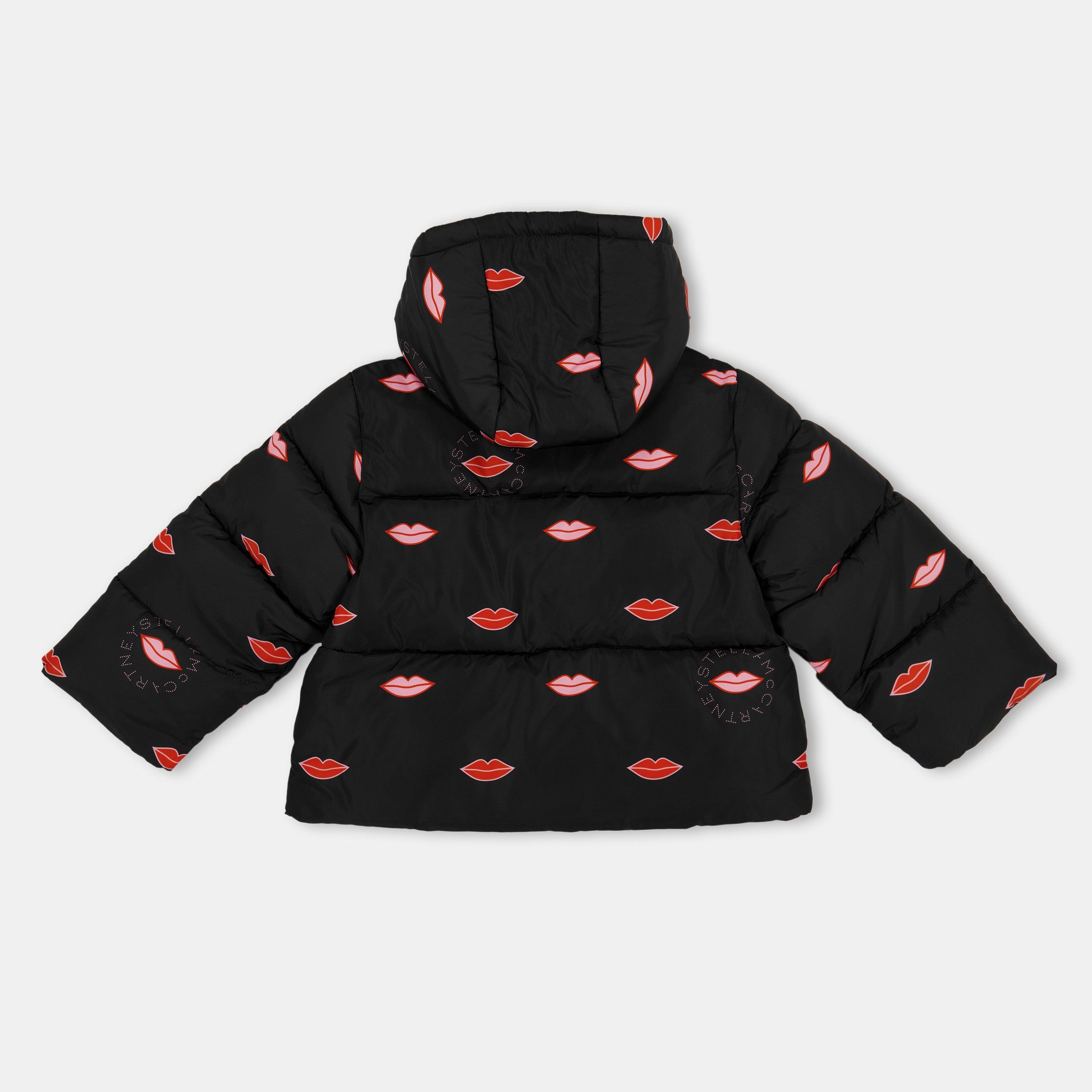 Blk/Red 930MC - Stella McCartney - Kids' Logo Medium Puffer Jacket - 2