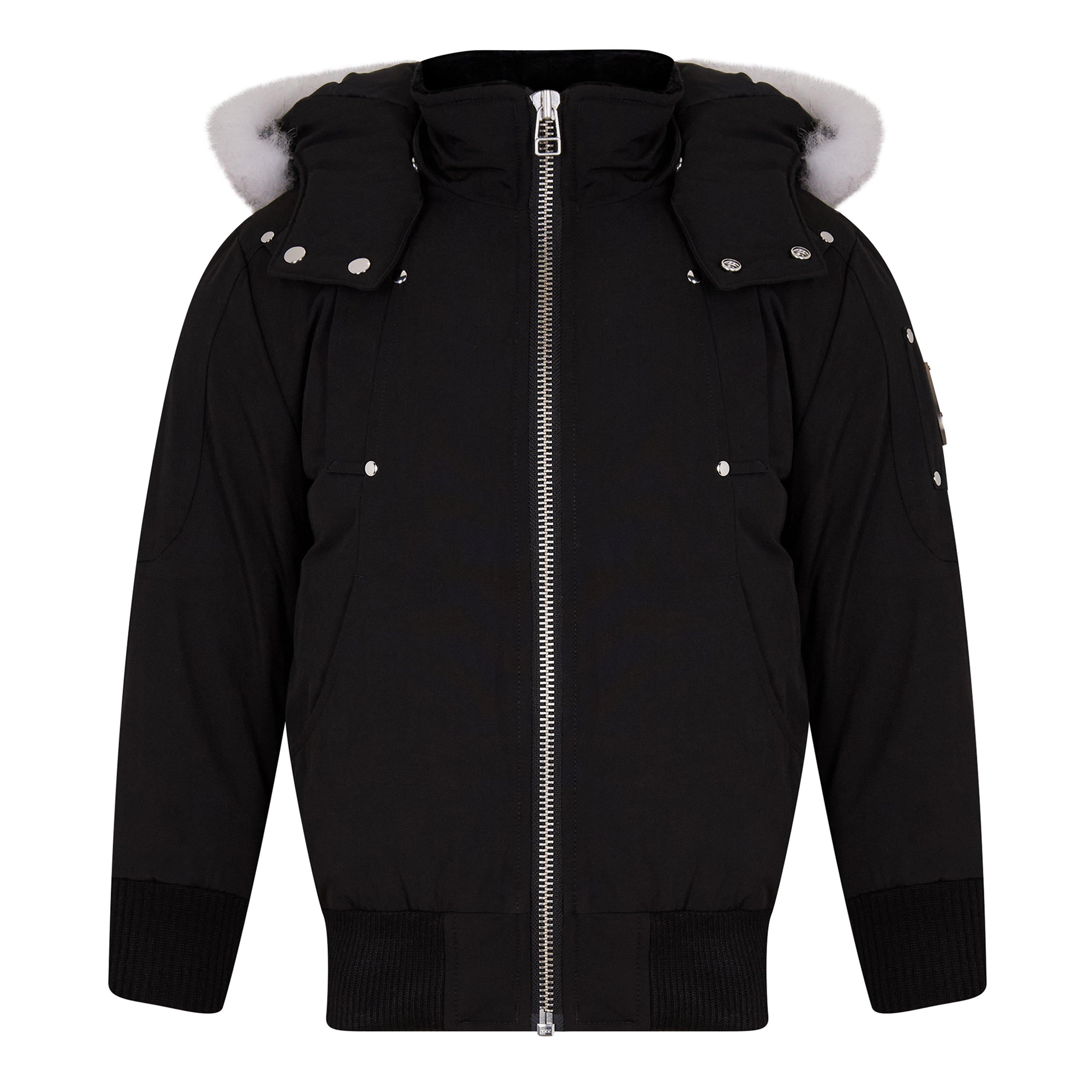 Moose Knuckles  Kids Kids' Insulated Short Puffer Jacket - Blk Wht 1001 - M(10-12Y)