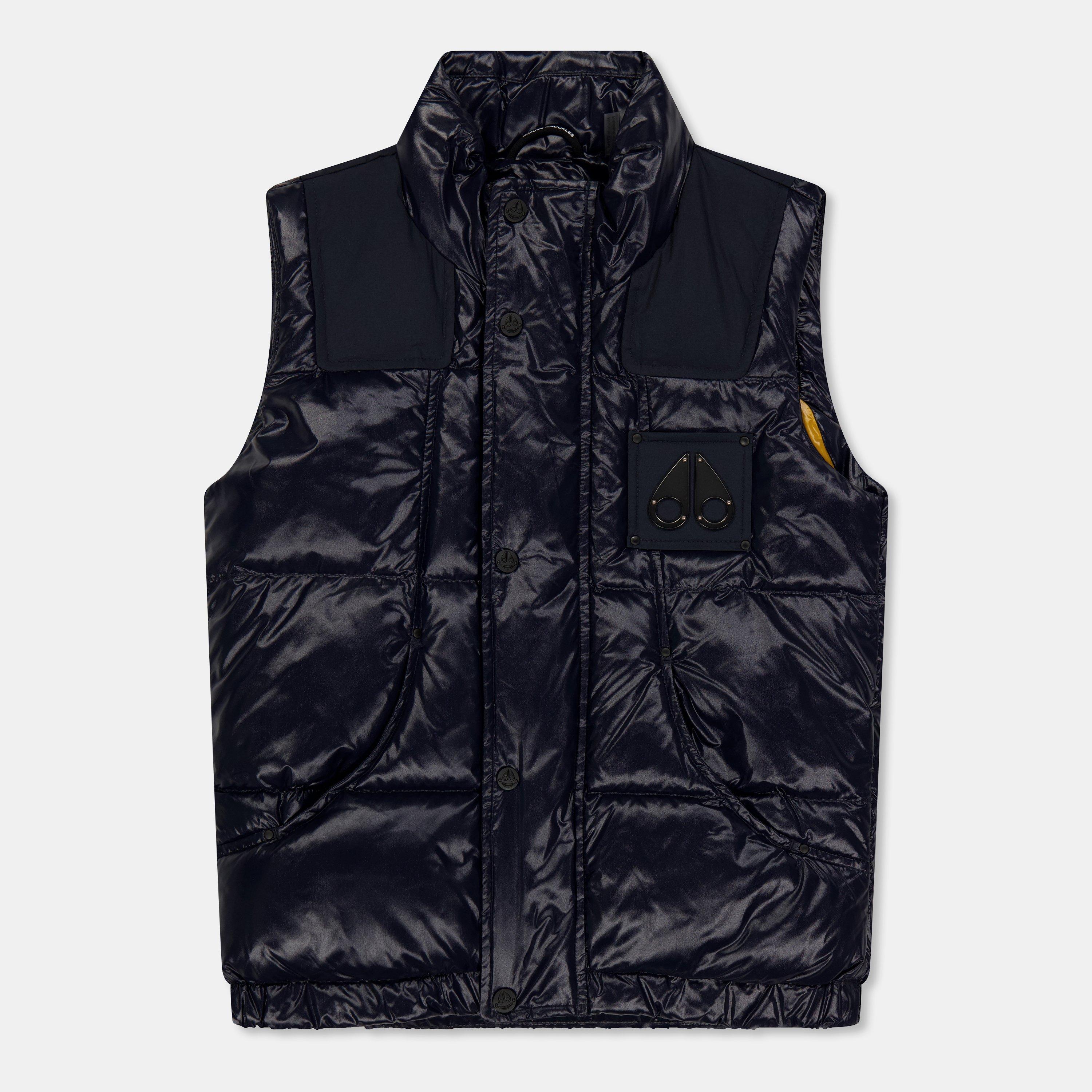 Moose Knuckles  Kids ' Bariar Sleeveless Insulated Gilet - Navy 833 - M(10-12Y)