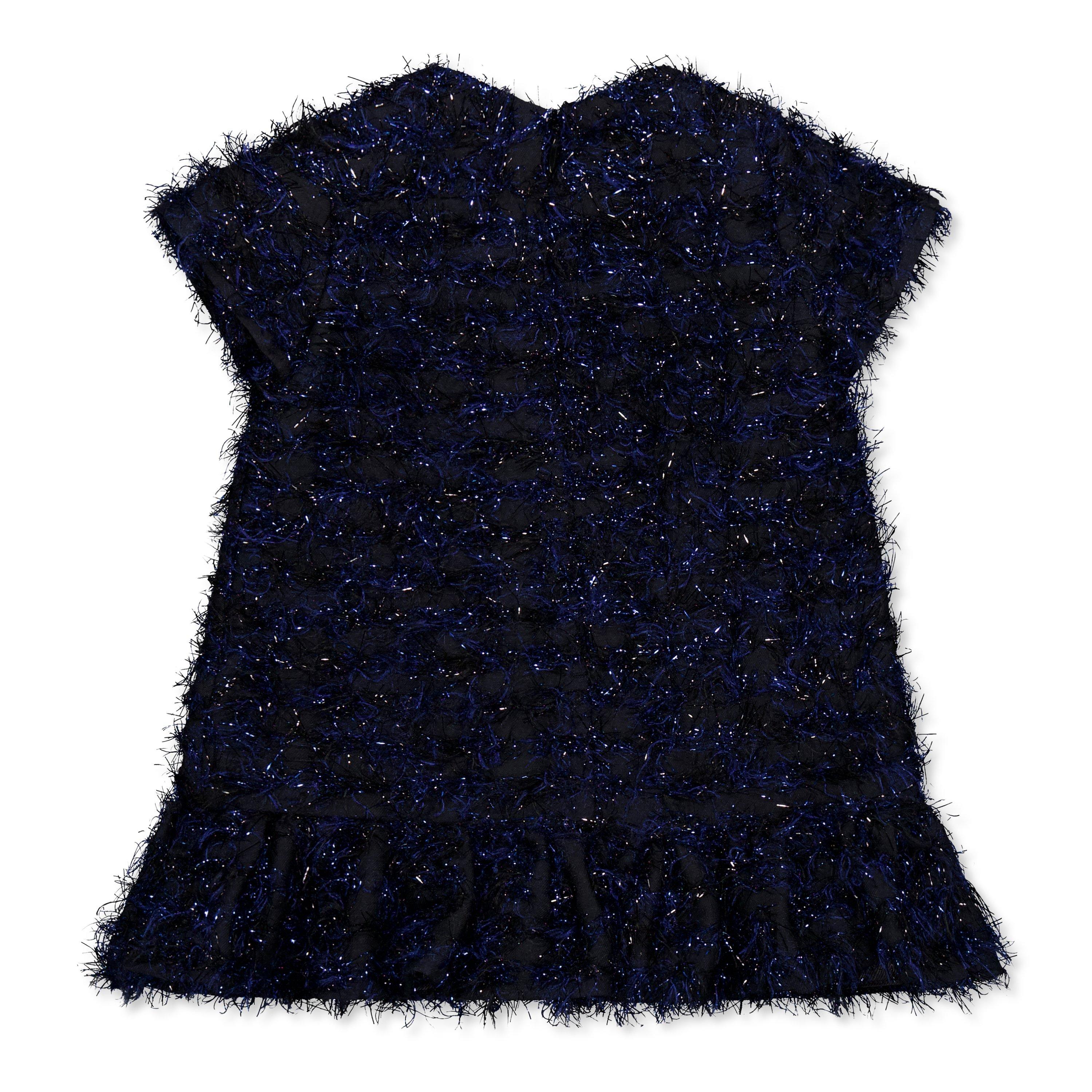 Azzurro - Balmain - Kids' Boucle Mini Dress - 2