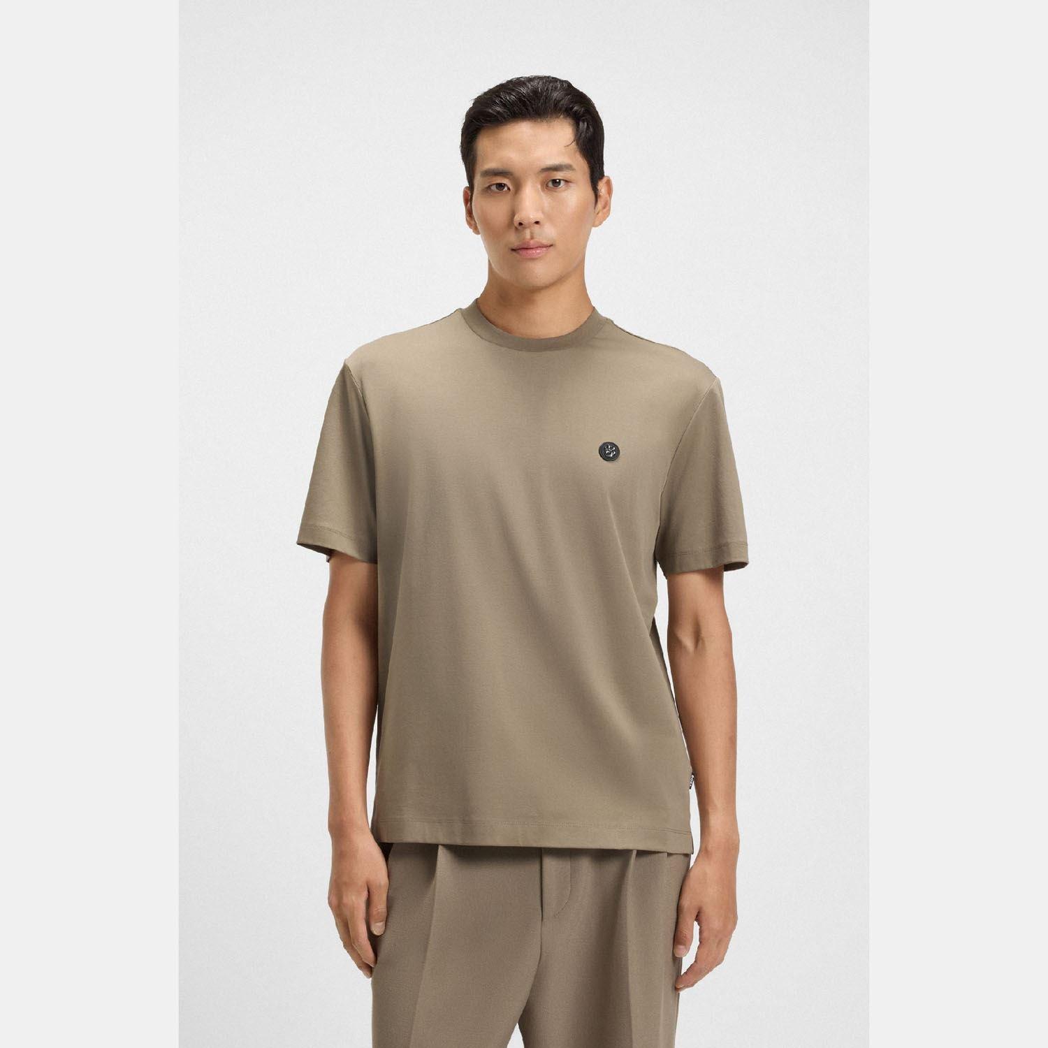 Brown - Boss - C-Taut 01 Double B Monogram T-Shirt - 2