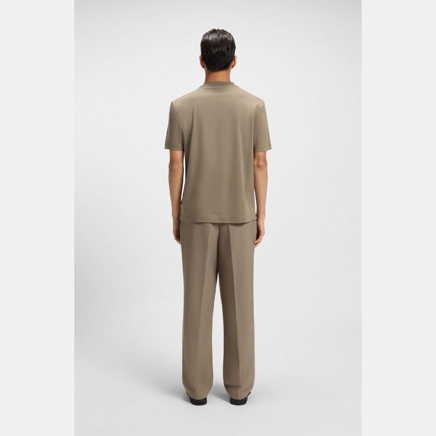 Brown - Boss - C-Taut 01 Double B Monogram T-Shirt - 5