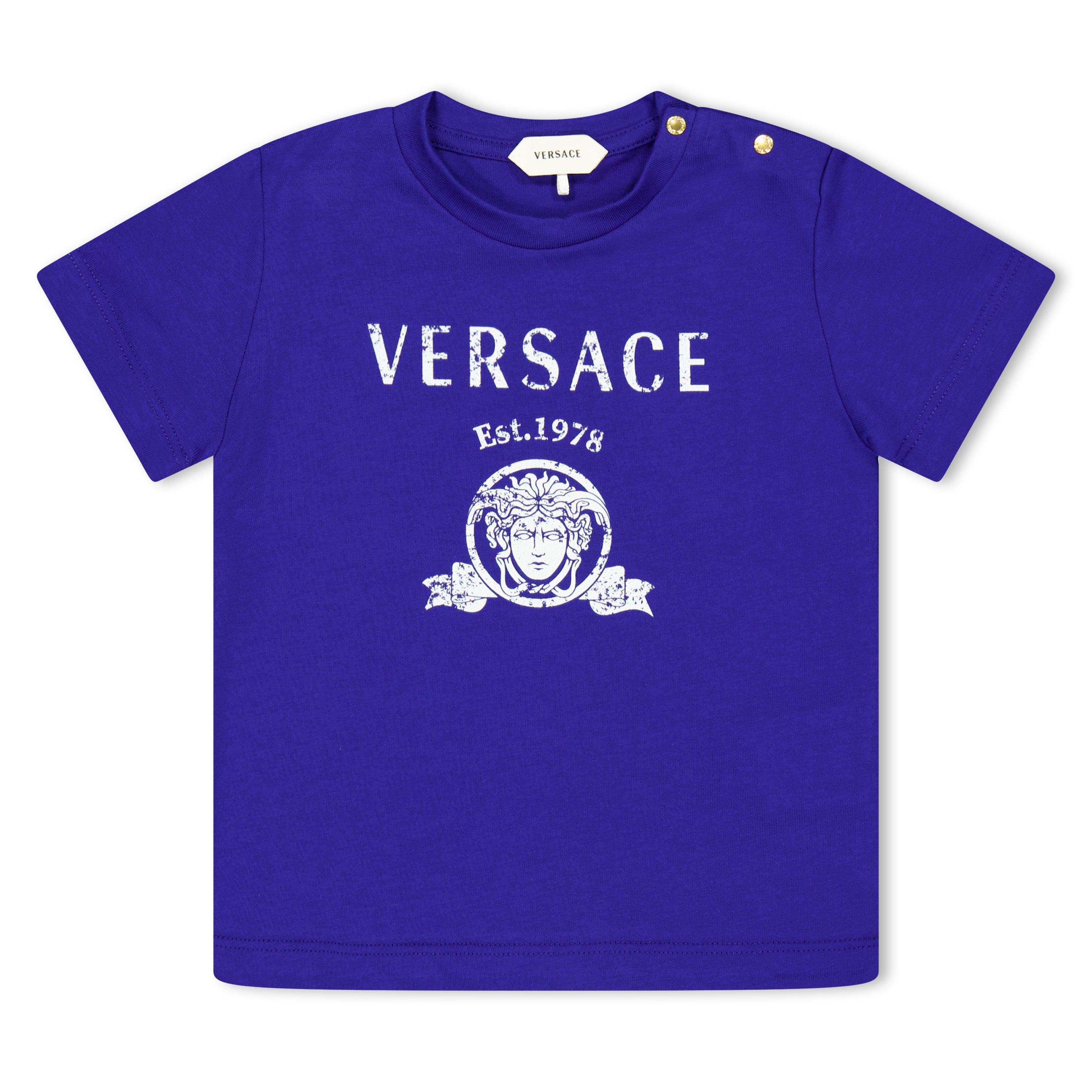 Blu/Wht 2U0K0 - Versace - Versace LG Tee In63 - 1