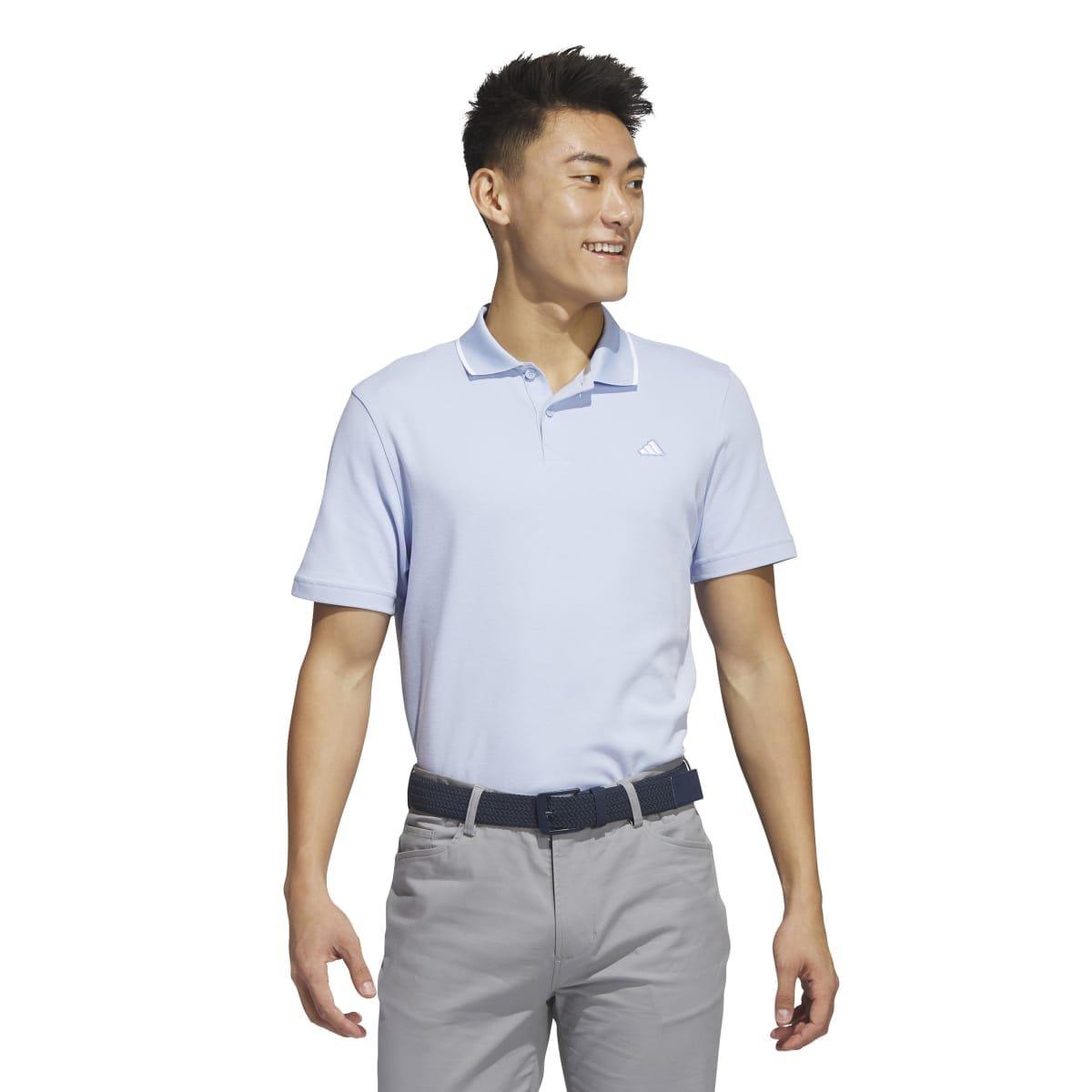 Blau - adidas - Go-To Piqu¿ Golf Polo Shirt - 3