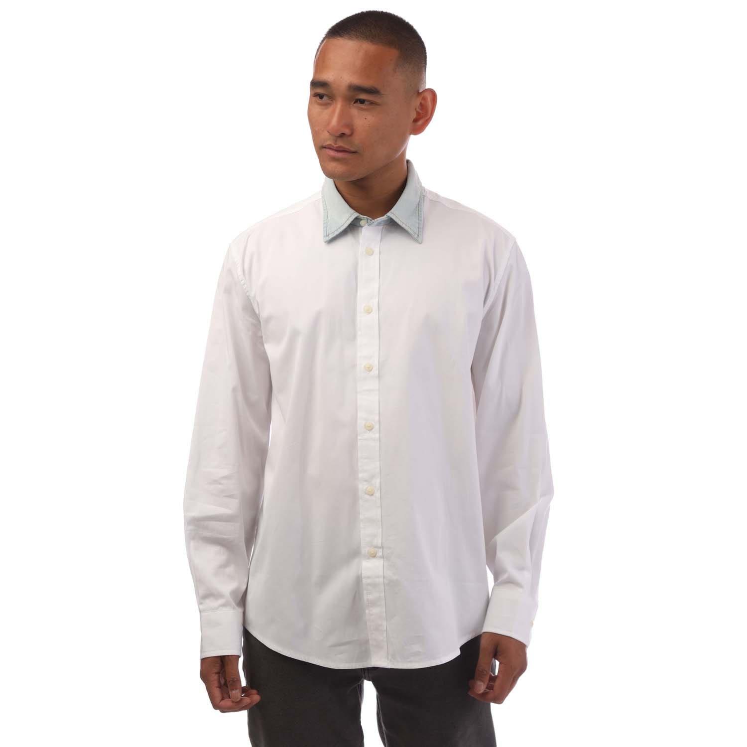 White - Diesel - S-Holls Regular-Fit Shirt - 1