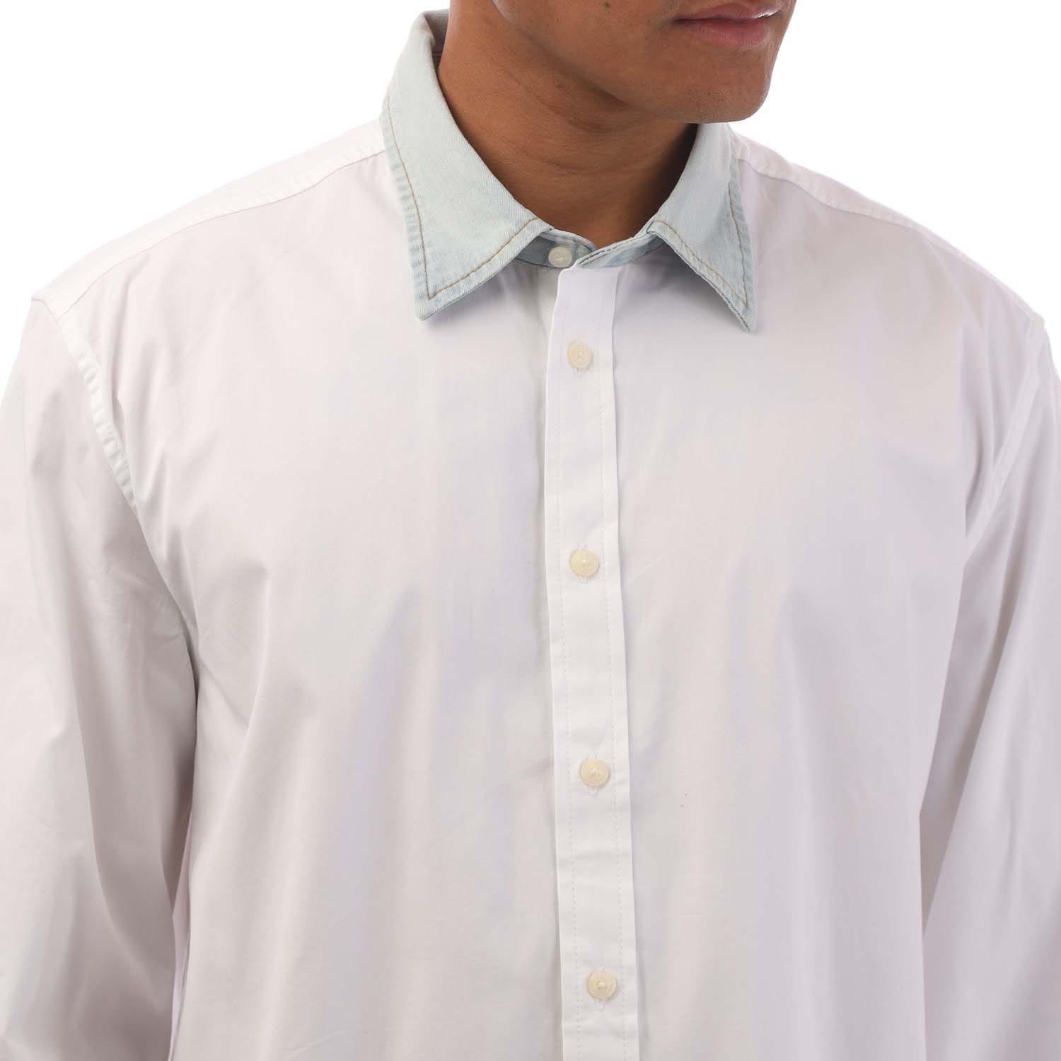 White - Diesel - S-Holls Regular-Fit Shirt - 2