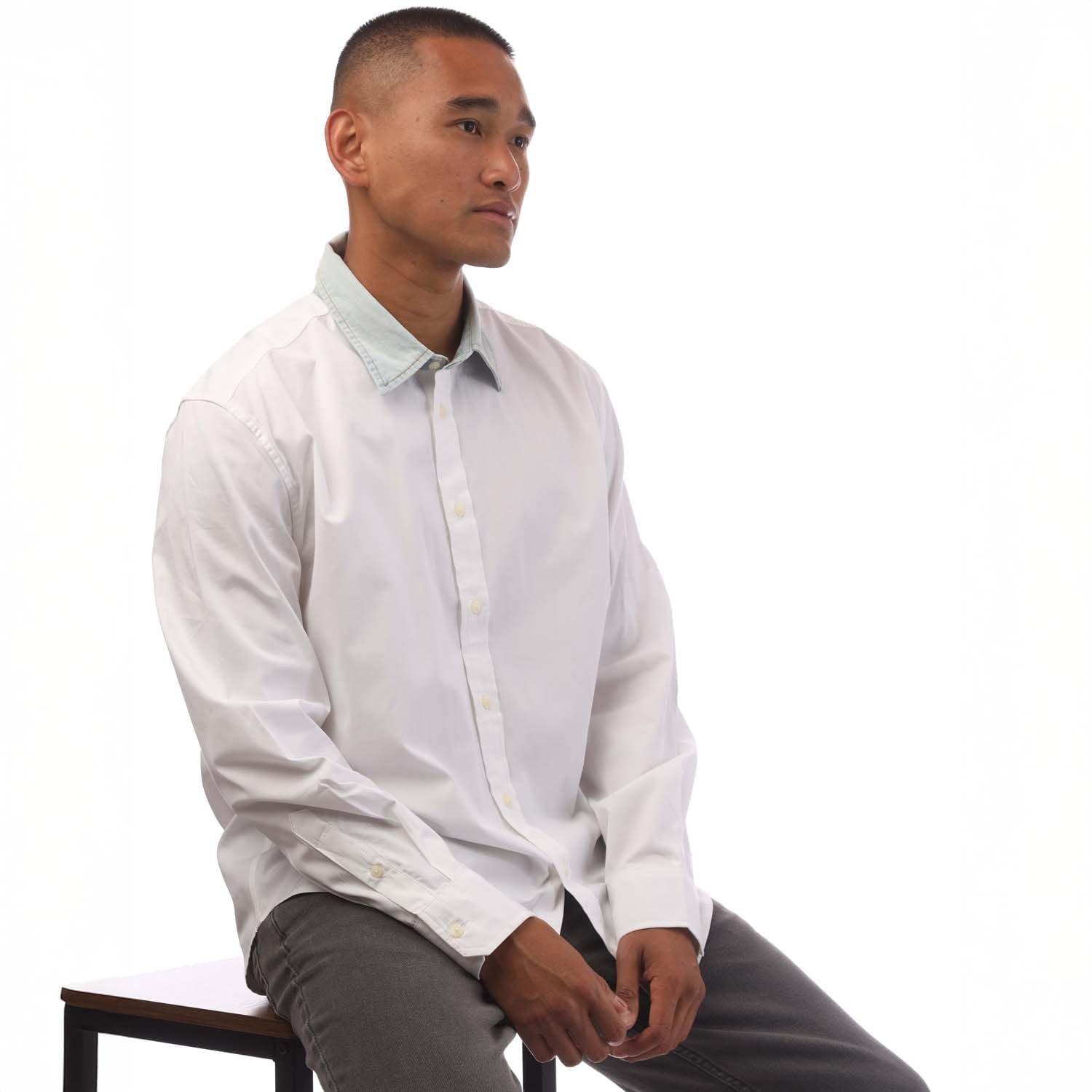 White - Diesel - S-Holls Regular-Fit Shirt - 4