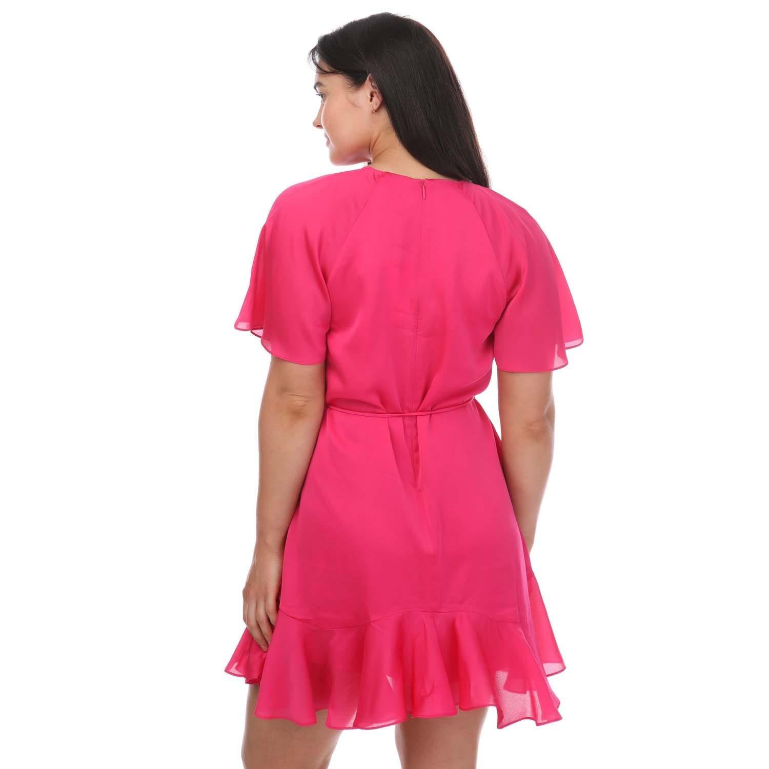 Pink - Ted Baker - Elsieee Fluted Hem Mini Dress - 2