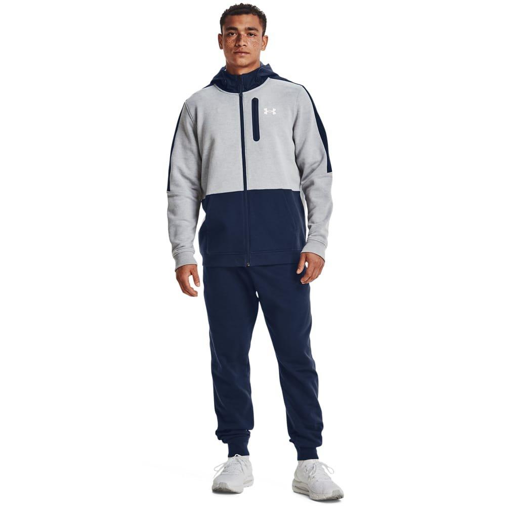 Grey - Under Armour - Threadbone Full-Zip Hoodie - 3