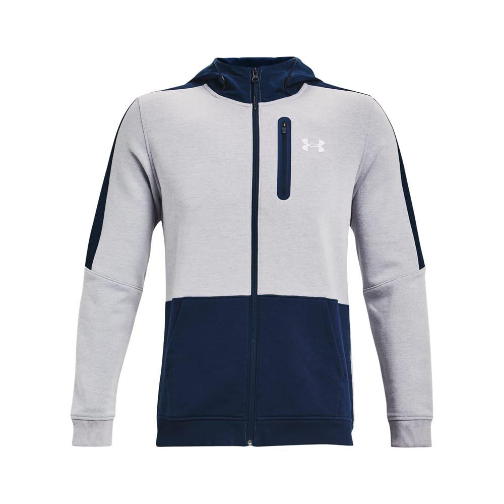 Grey - Under Armour - Threadbone Full-Zip Hoodie - 5