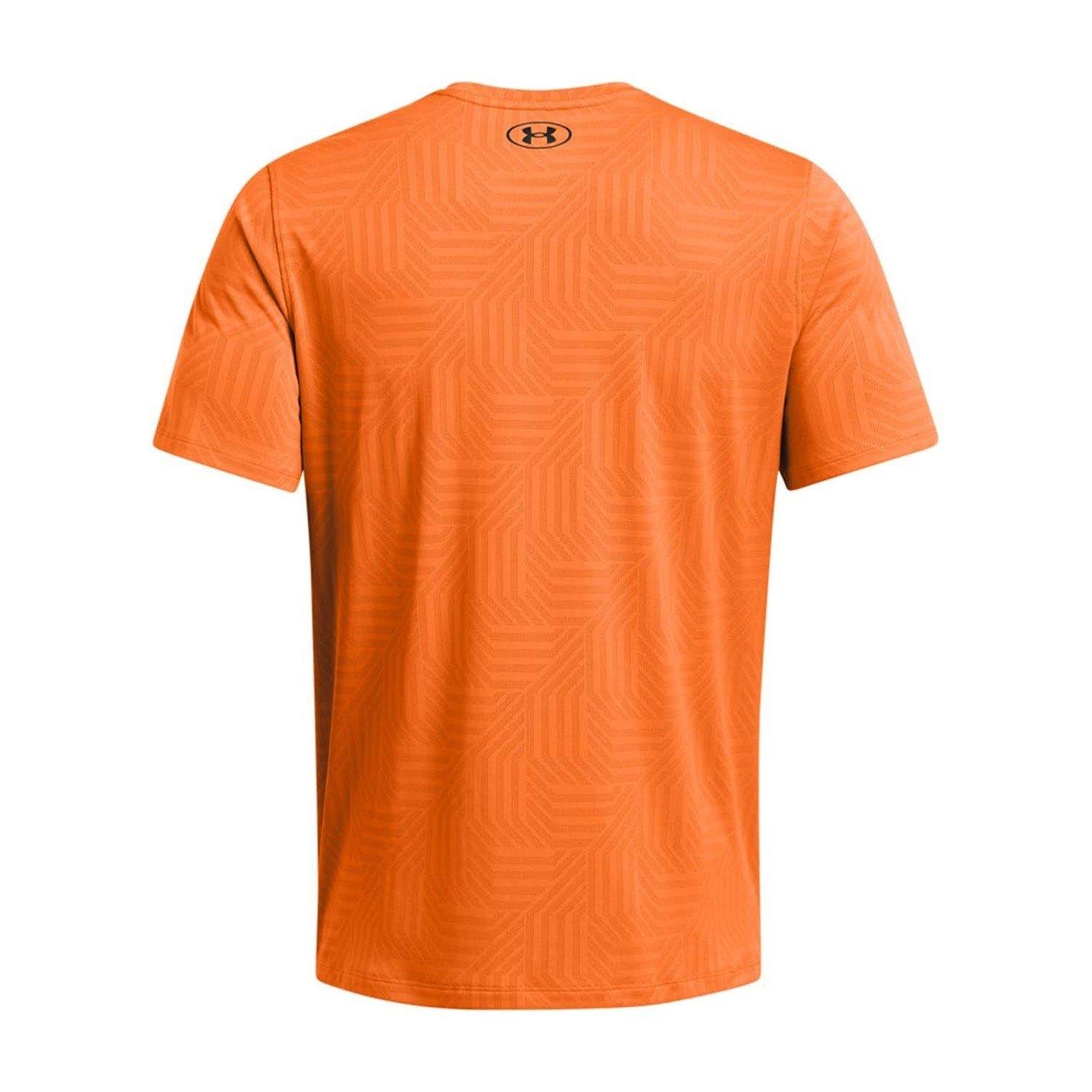 Orange - Under Armour - Tech Vent Geotessa Short Sleeve T-Shirt - 2