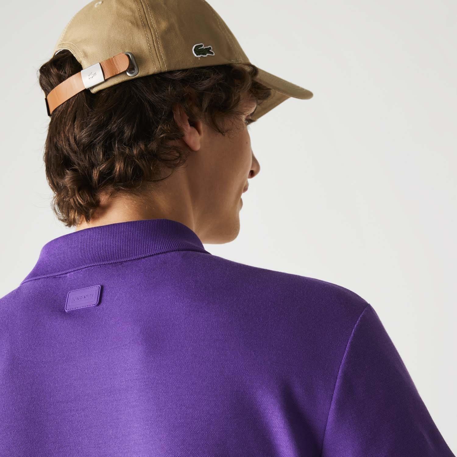 Purple - Lacoste - Regular Fit Light Breathable Piqu¿ Polo Shirt - 6