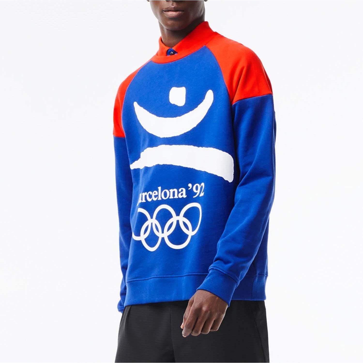 Blue - Lacoste - Barcelona Olympics Heritage Sweatshirt - 1