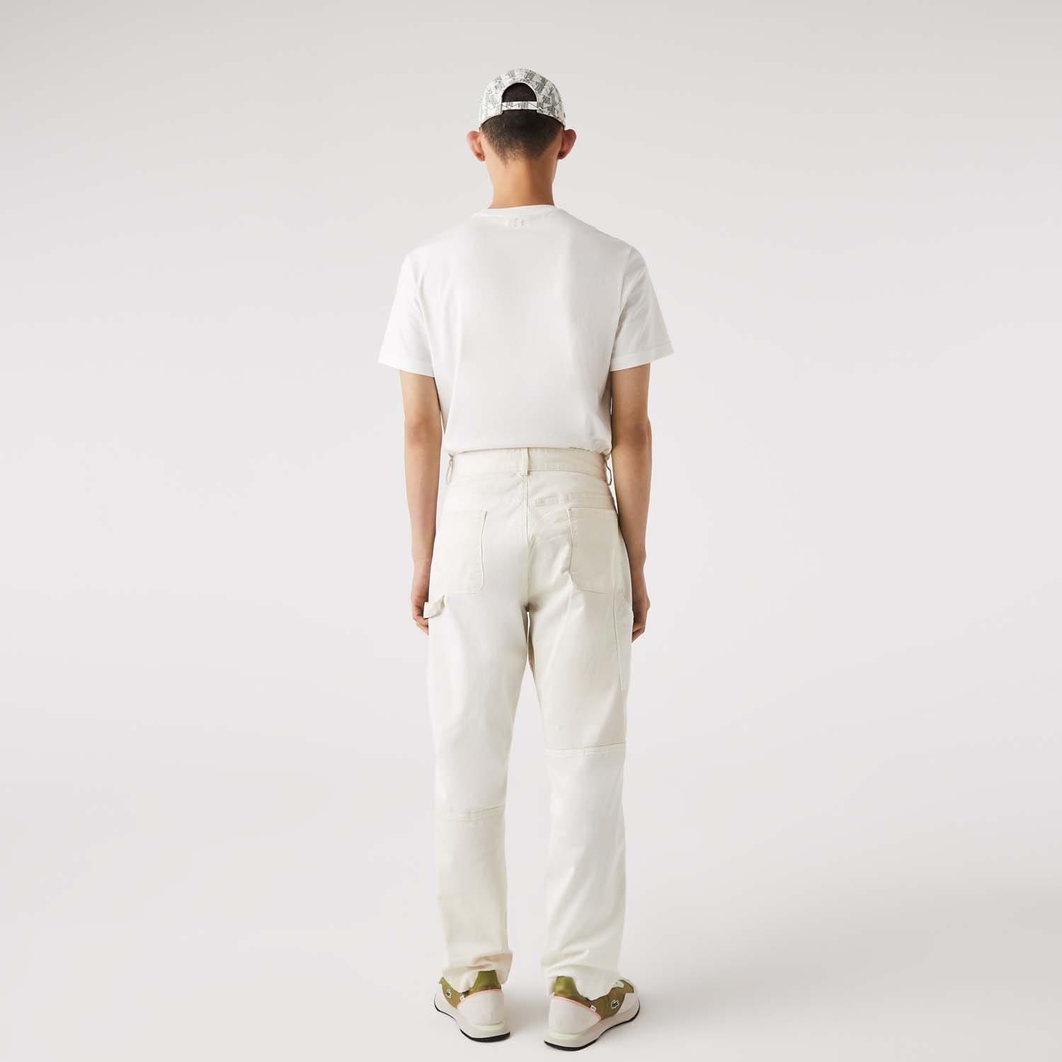 Multi Colour - Lacoste - Live Heritage Patchwork Organic Cotton Pants - 3