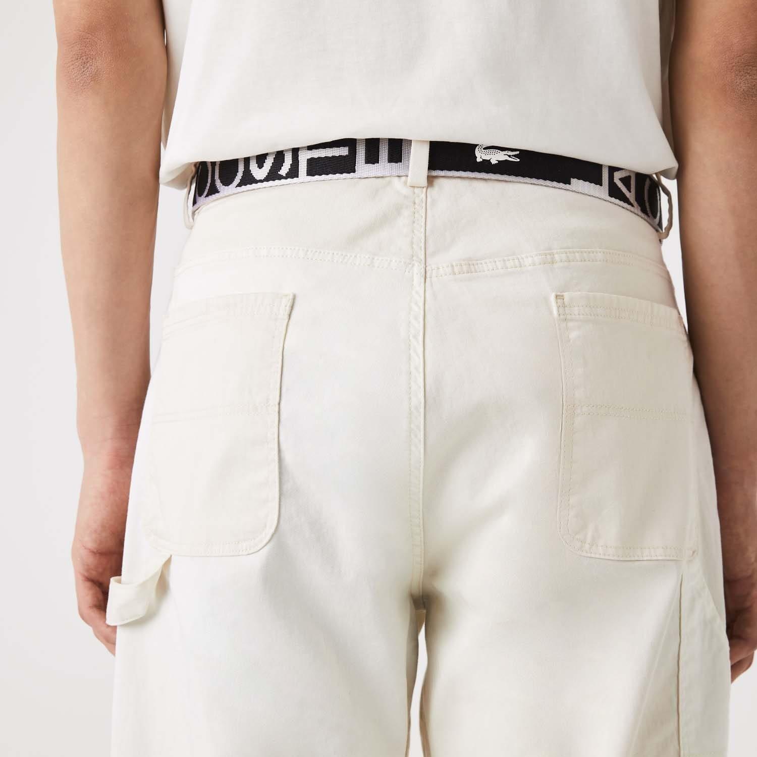 Multi Colour - Lacoste - Live Heritage Patchwork Organic Cotton Pants - 4