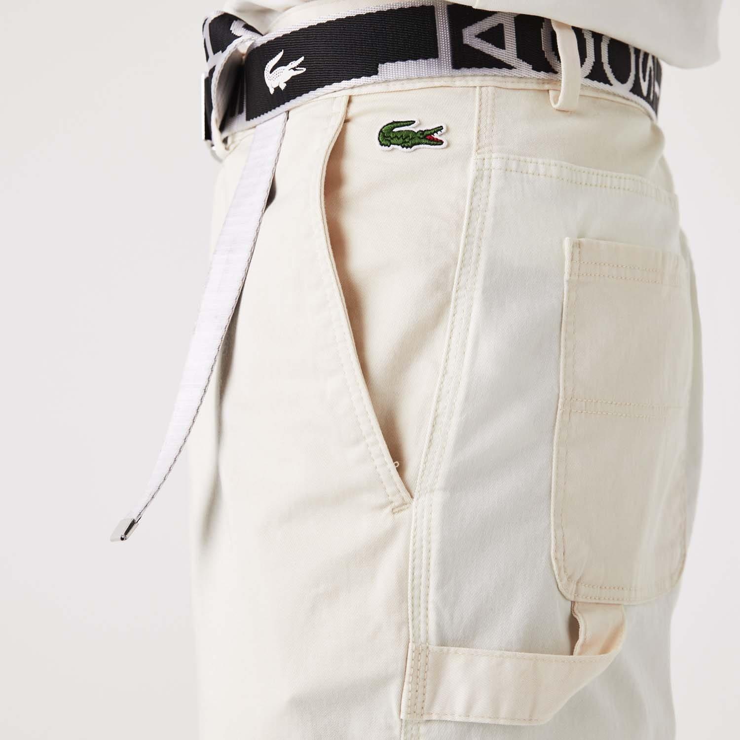 Multi Colour - Lacoste - Live Heritage Patchwork Organic Cotton Pants - 5