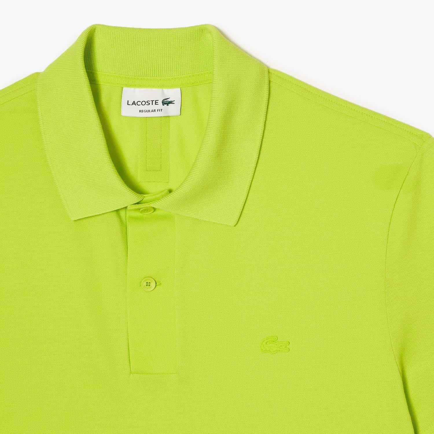 Yellow - Lacoste - Regular Fit Movement Piqu¿ Polo Shirt - 4