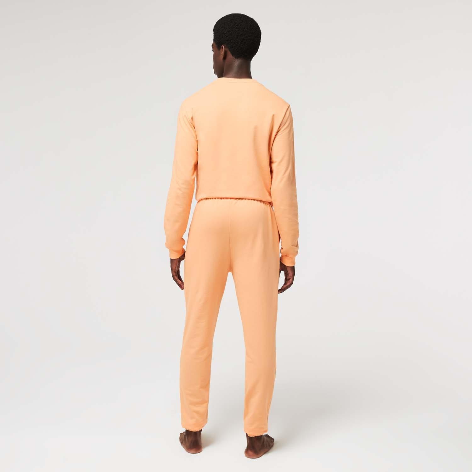 Orange - Lacoste - Fleece Loungewear Joggers - 2