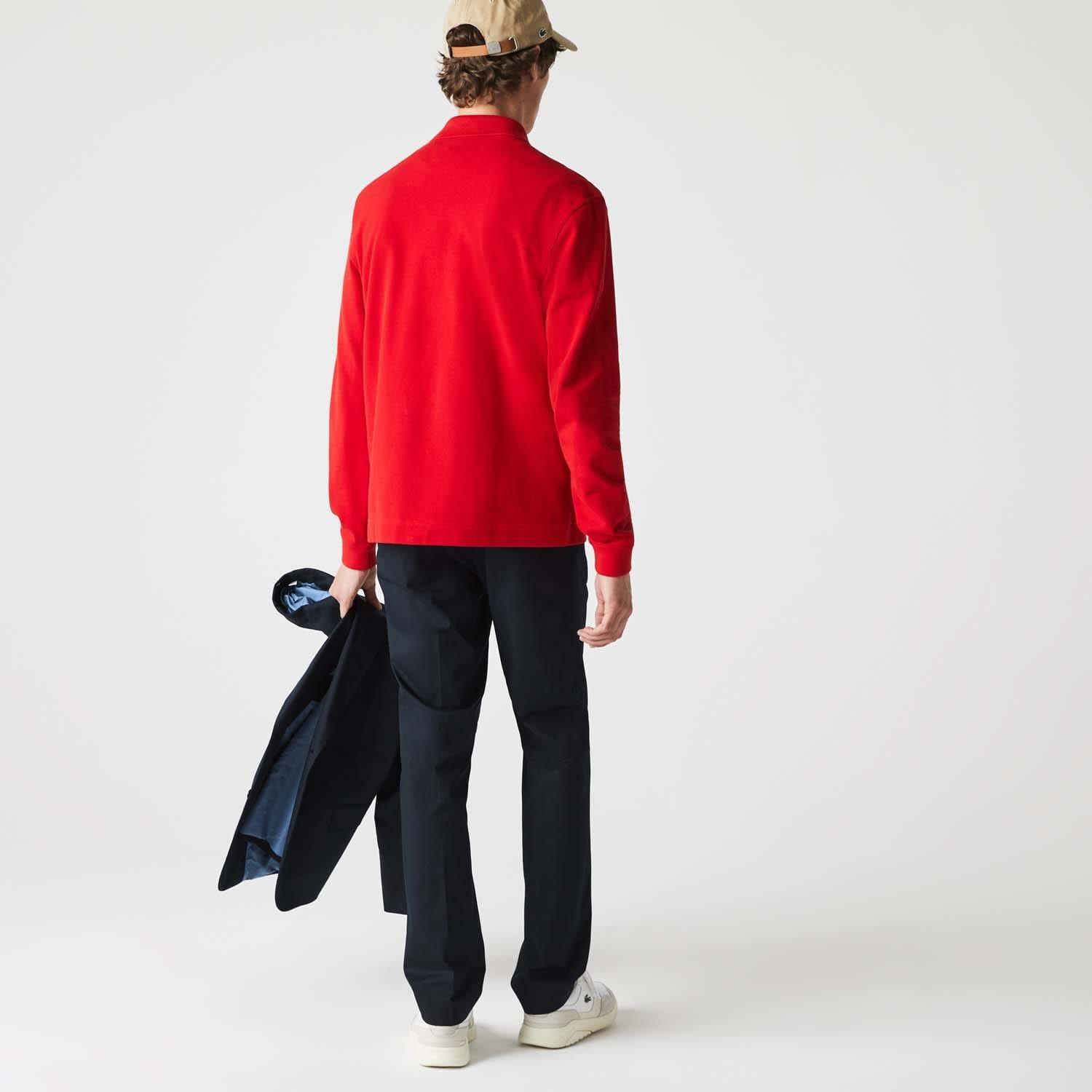 Blue - Lacoste - Slim Fit Stretch Cotton Chinos - 2