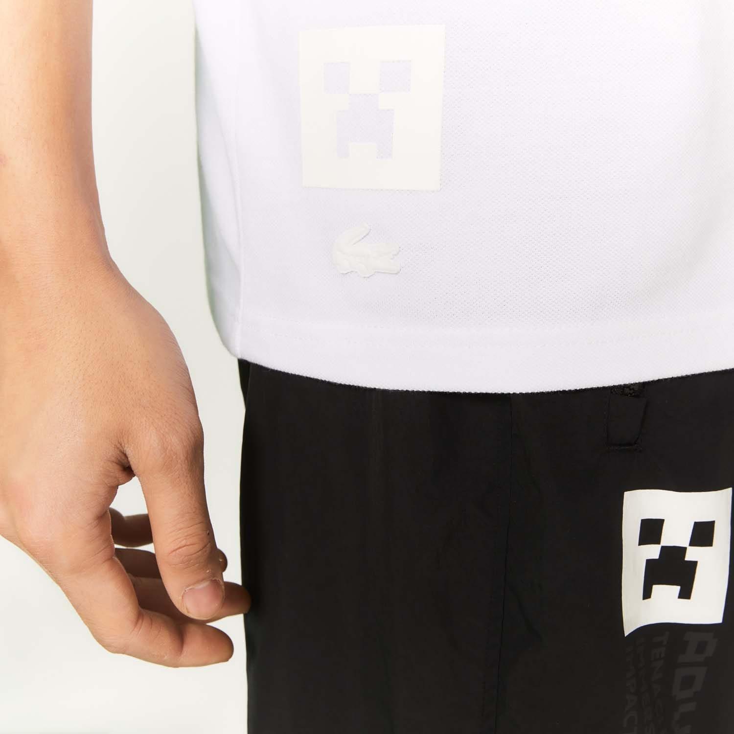 White - Lacoste - Live x Minecraft Polo Shirt - 4