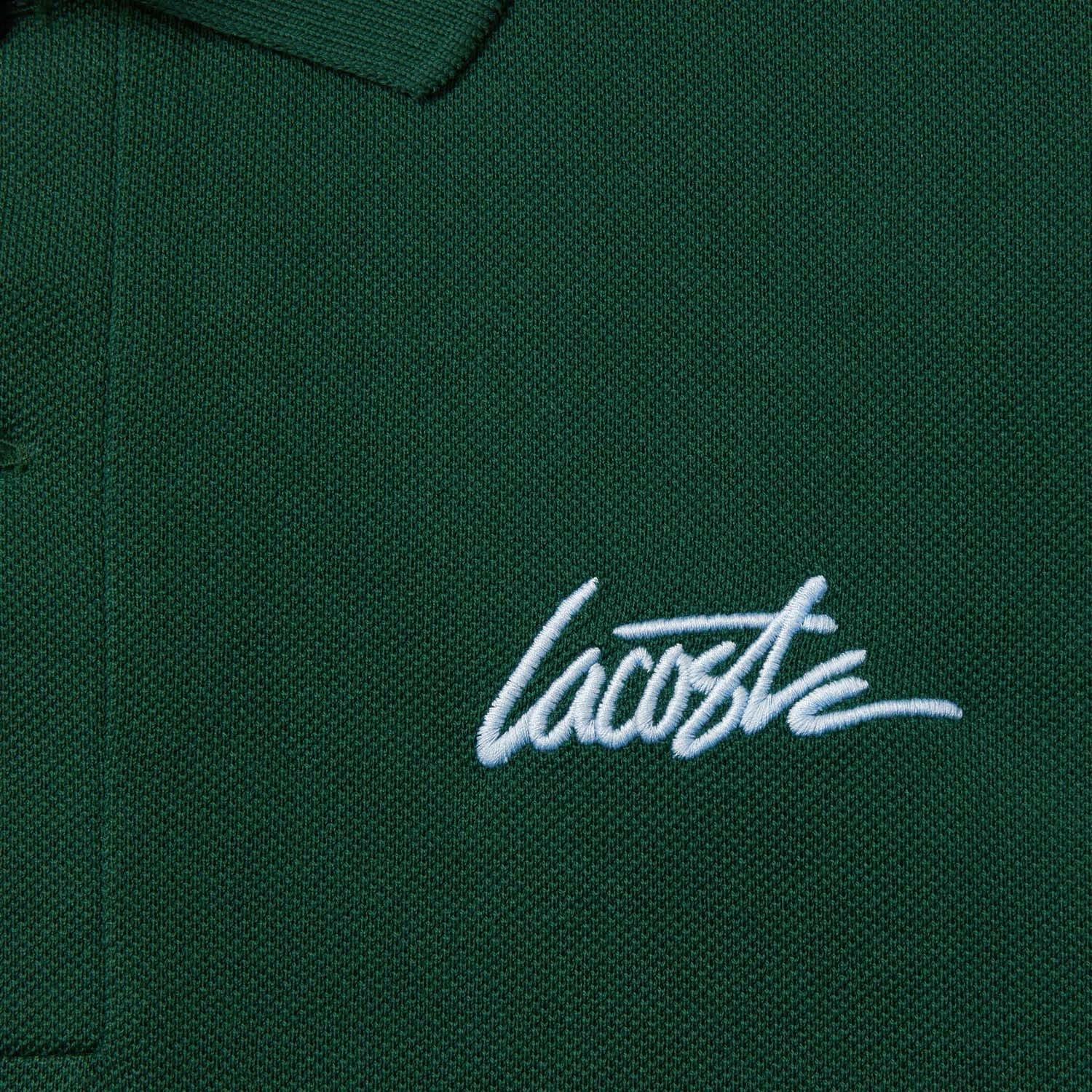 Green - Lacoste - Live Short Sleeved Polo Shirt - 5
