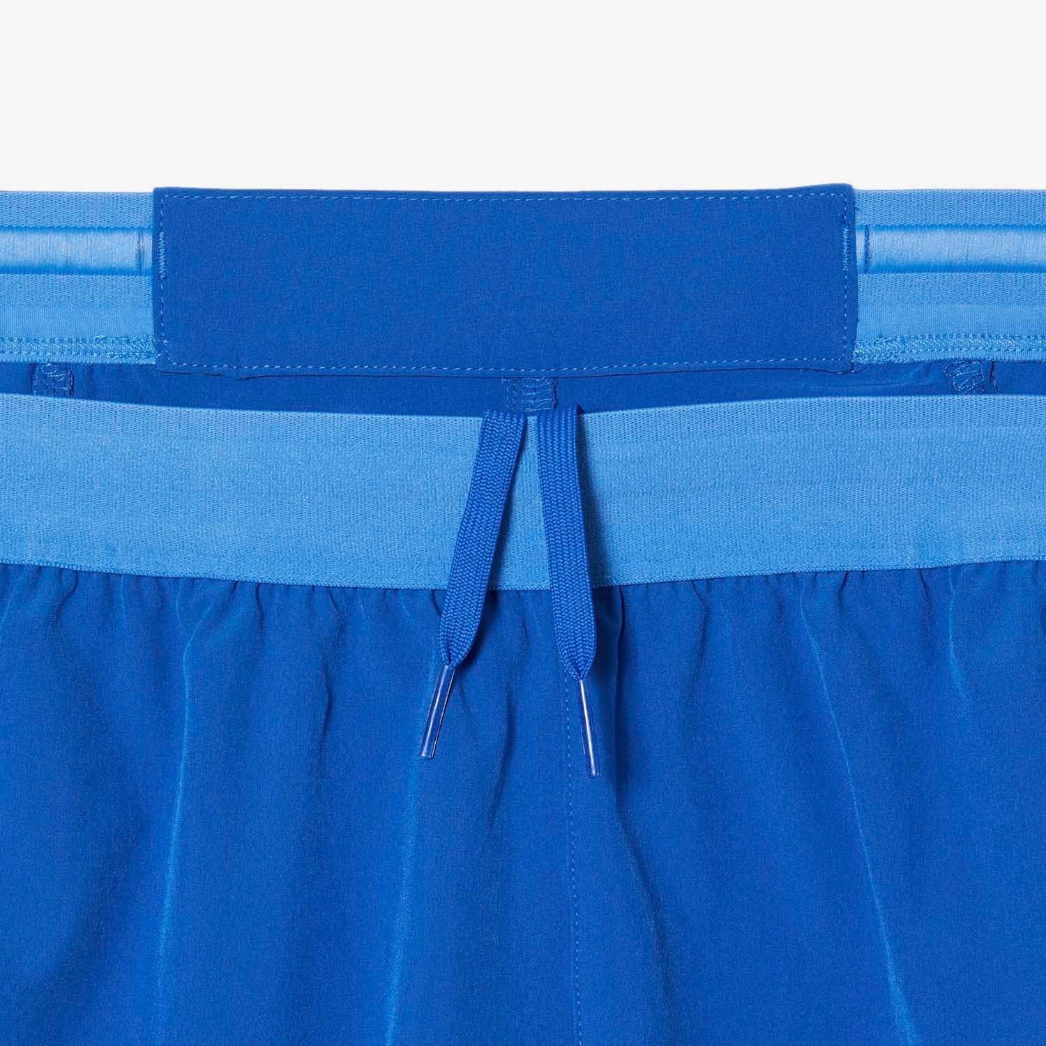 Blue - Lacoste - Tennis x Novak Djokovic Taffeta Shorts - 4