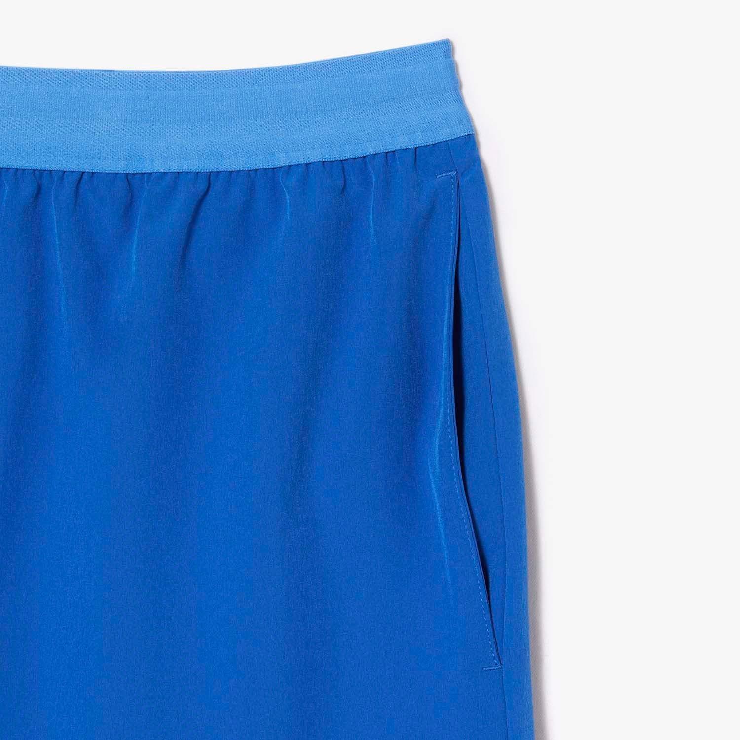 Blue - Lacoste - Tennis x Novak Djokovic Taffeta Shorts - 5