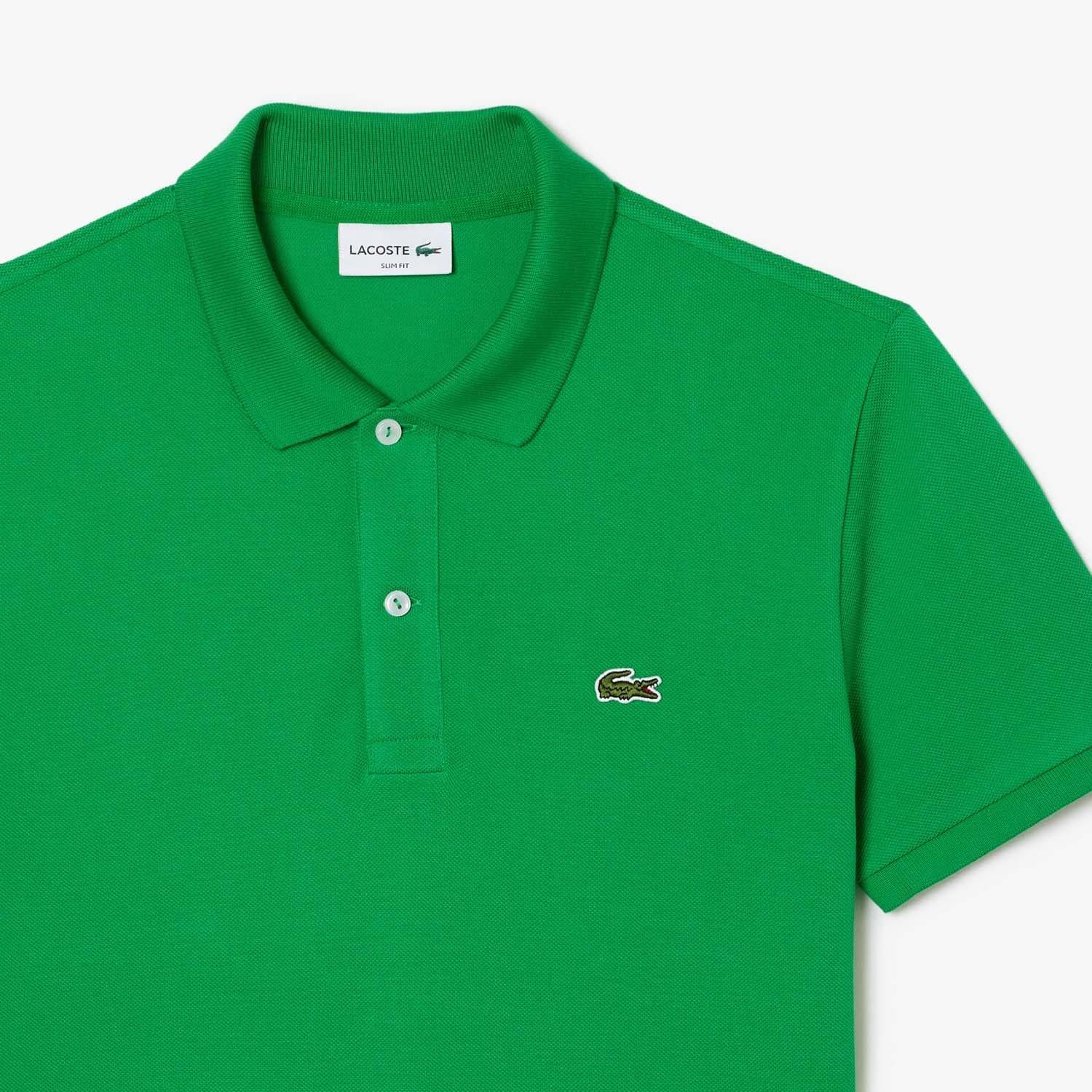 Green - Lacoste - Slim-Fit L.12.12 Pique Polo Shirt - 4