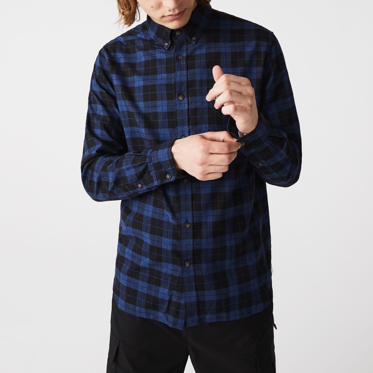 Multi Colour - Lacoste - Woven Long Sleeved Shirt - 1