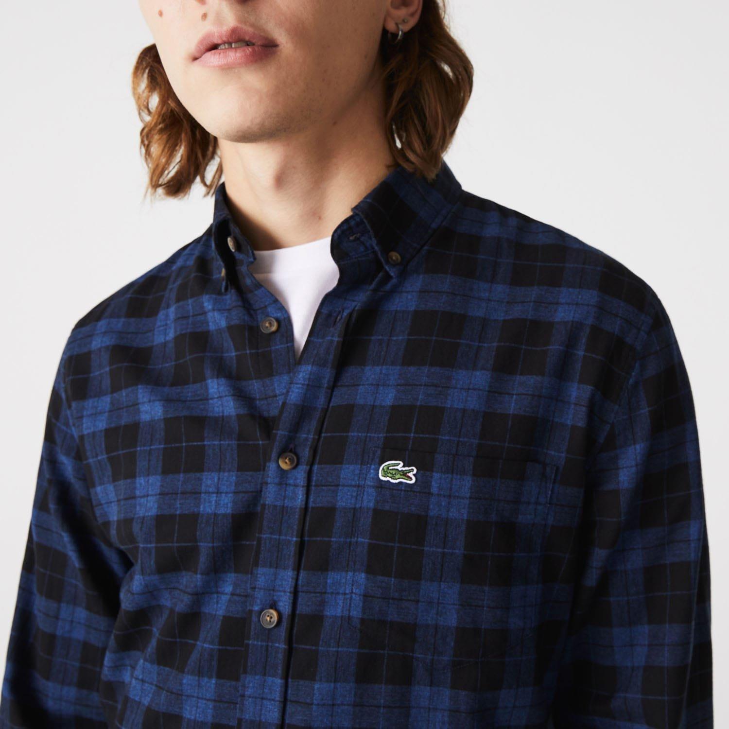 Multi Colour - Lacoste - Woven Long Sleeved Shirt - 4