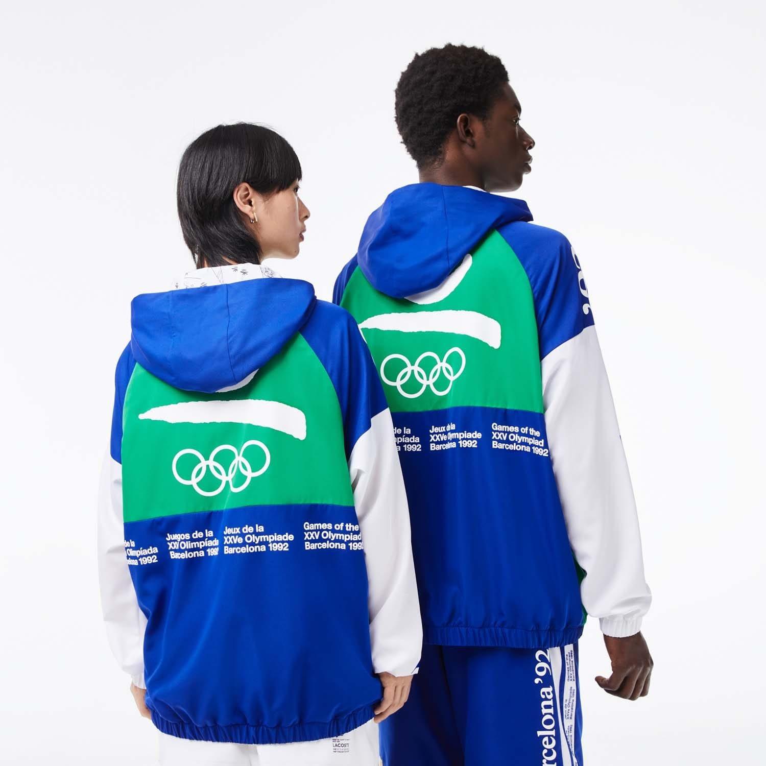 Blue - Lacoste - Barcelona Olympics Windbreaker Jacket - 2