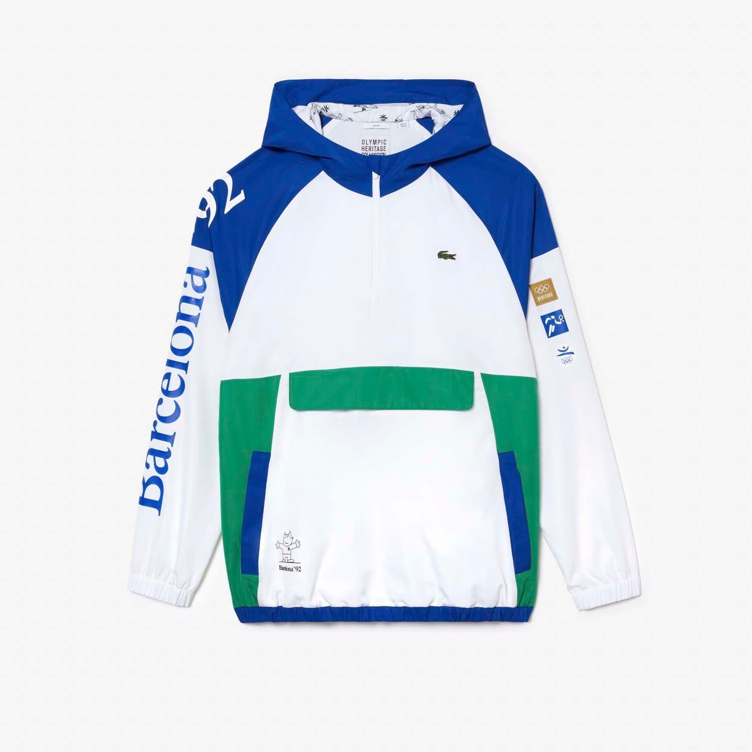 Blue - Lacoste - Barcelona Olympics Windbreaker Jacket - 3