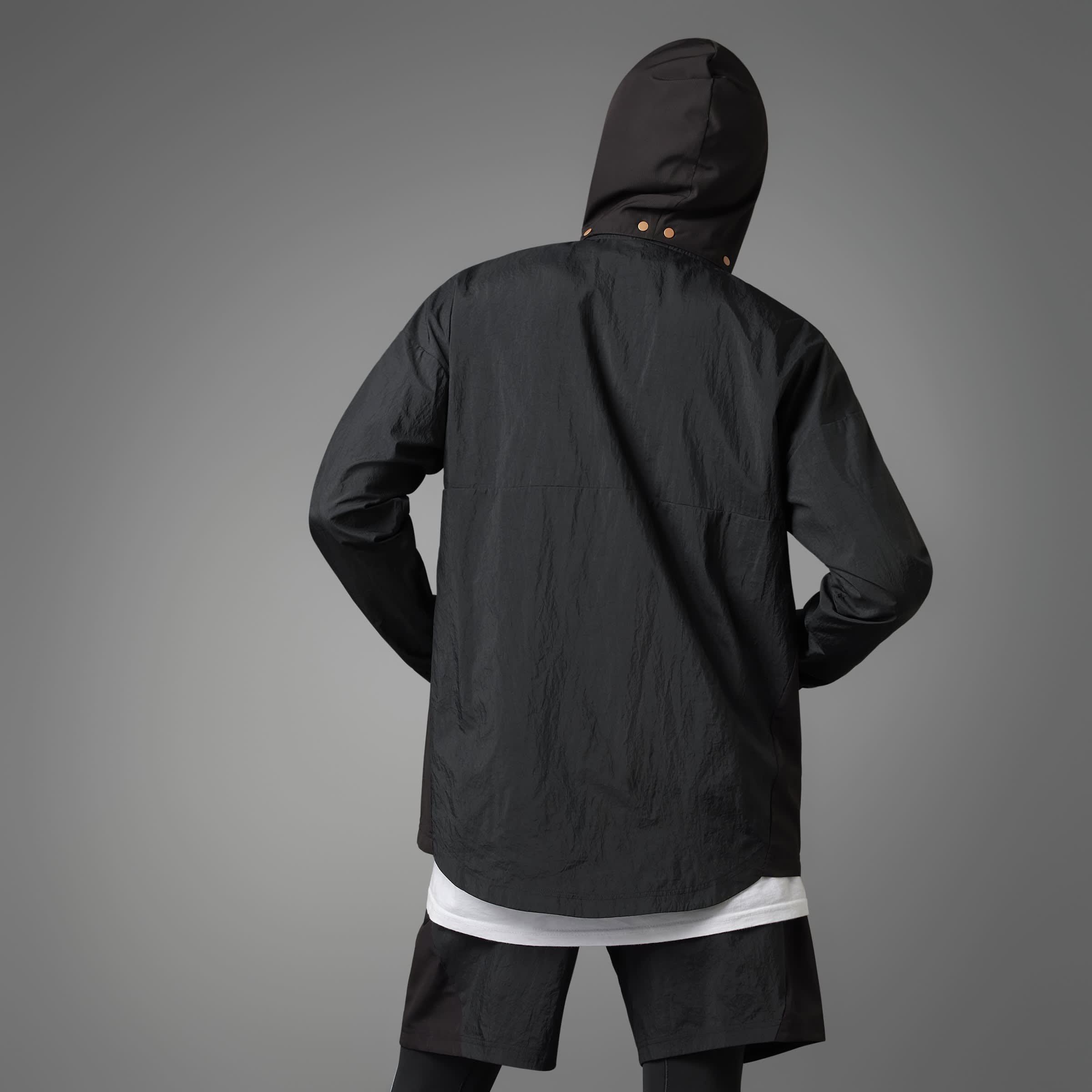 Zwart - adidas - Lift Your Mind Windbreaker Jacket - 3