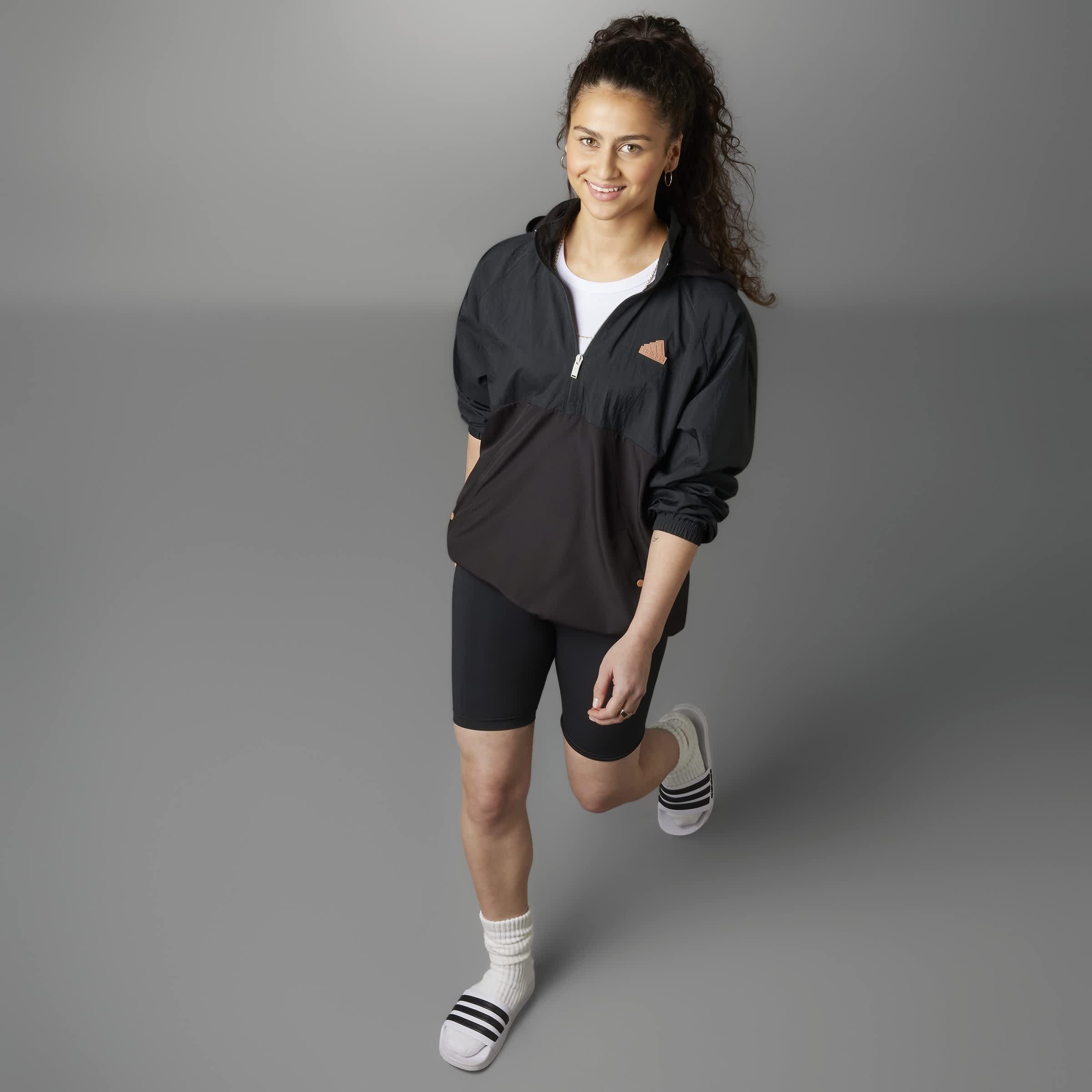 Zwart - adidas - Lift Your Mind Windbreaker Jacket - 7