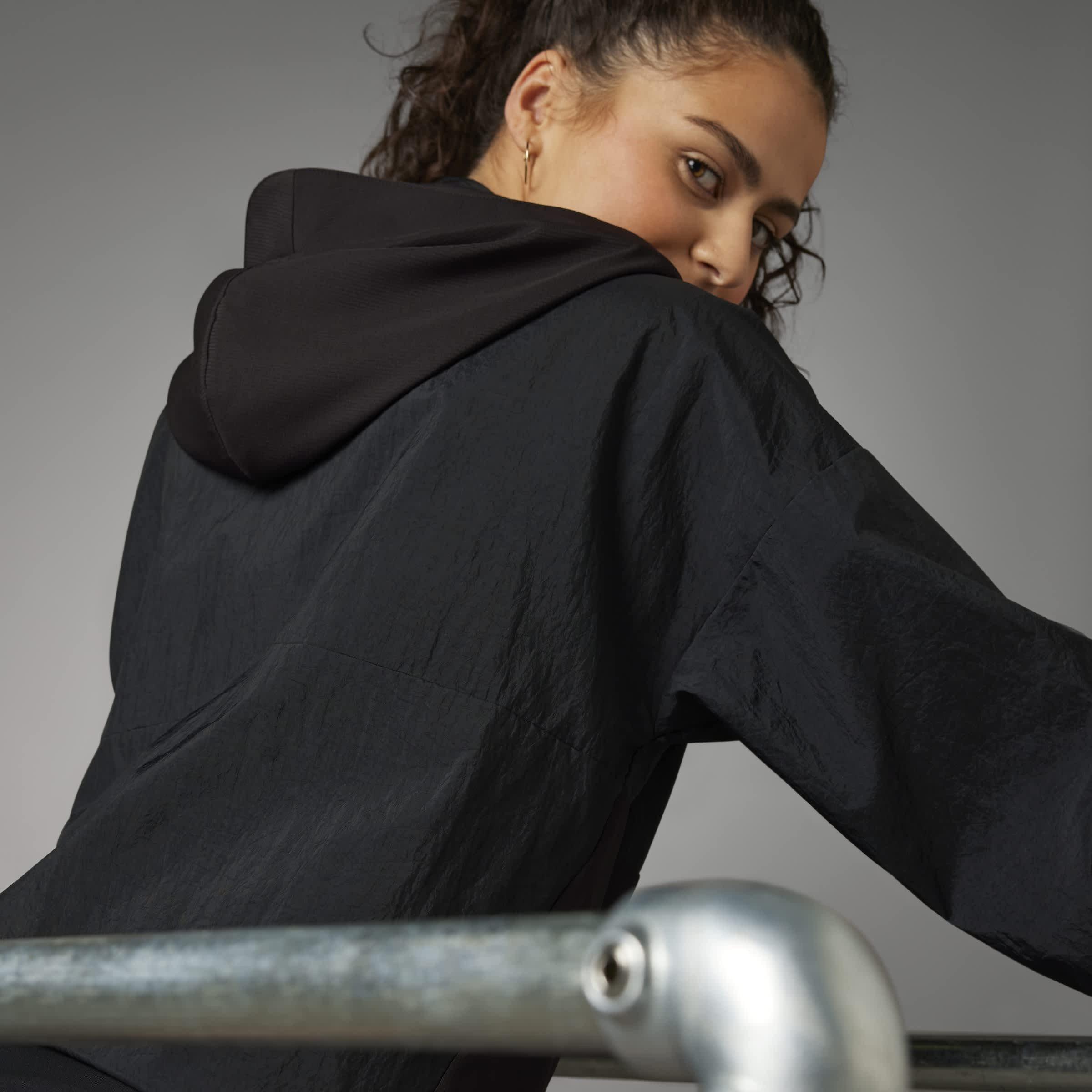 Zwart - adidas - Lift Your Mind Windbreaker Jacket - 8