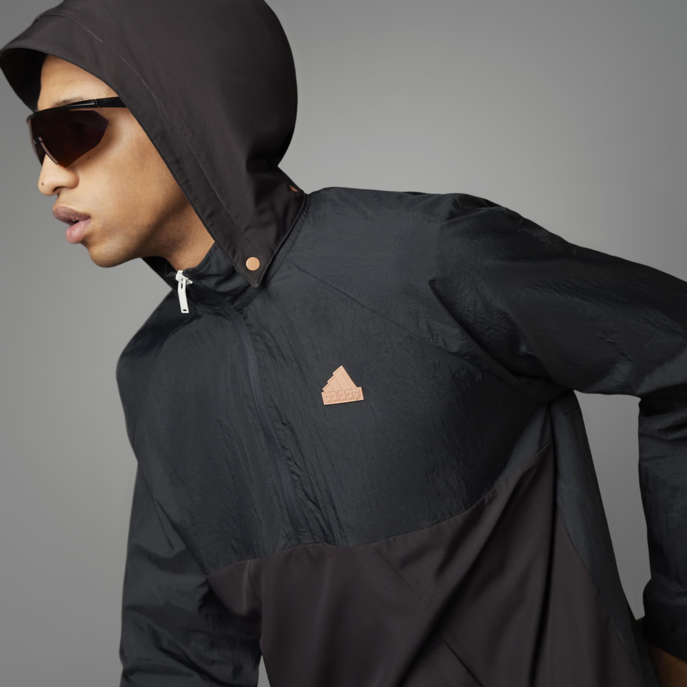 Zwart - adidas - Lift Your Mind Windbreaker Jacket - 9