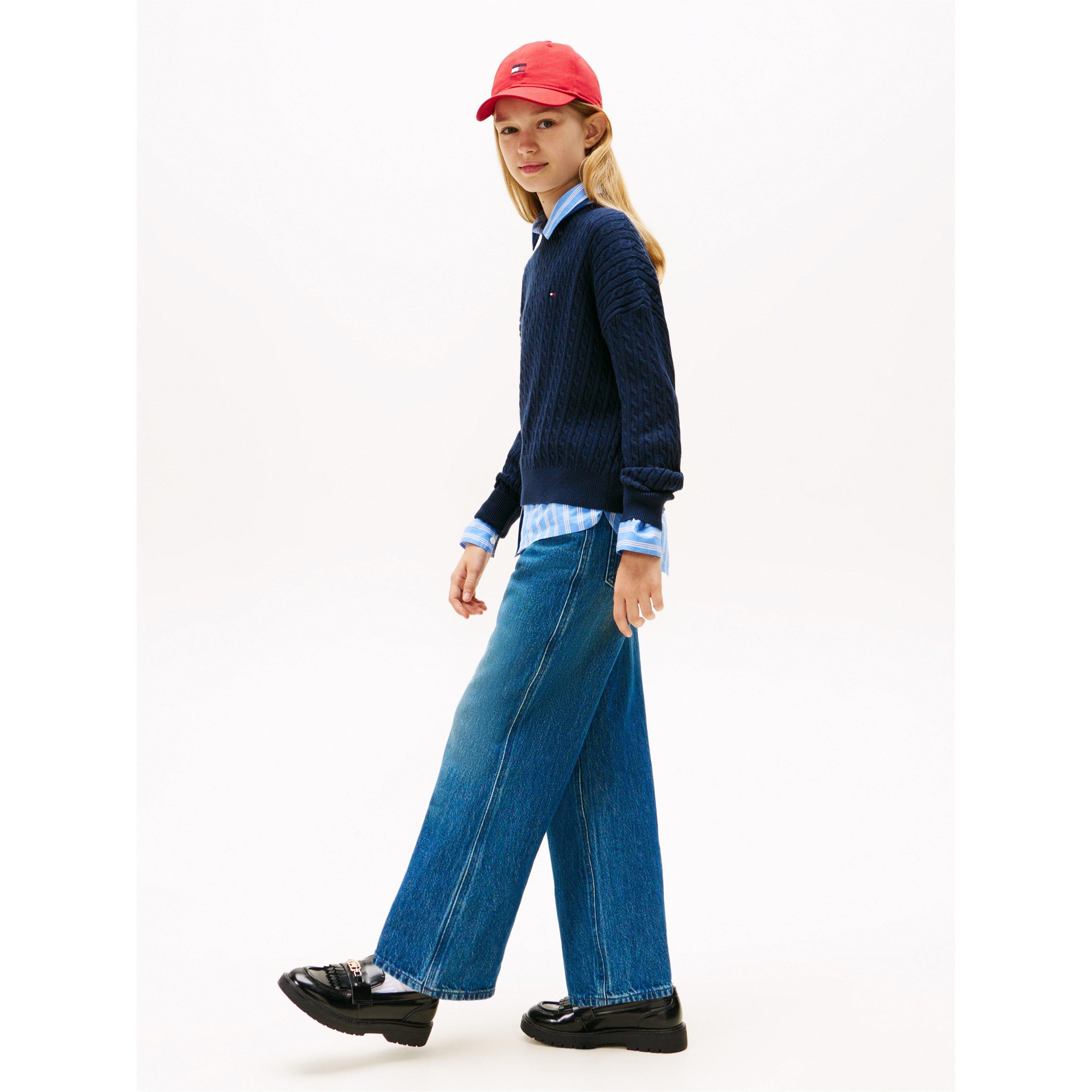 Vintage 1CD - Tommy Hilfiger - Kids' Mabel Wide Leg Jeans - 5