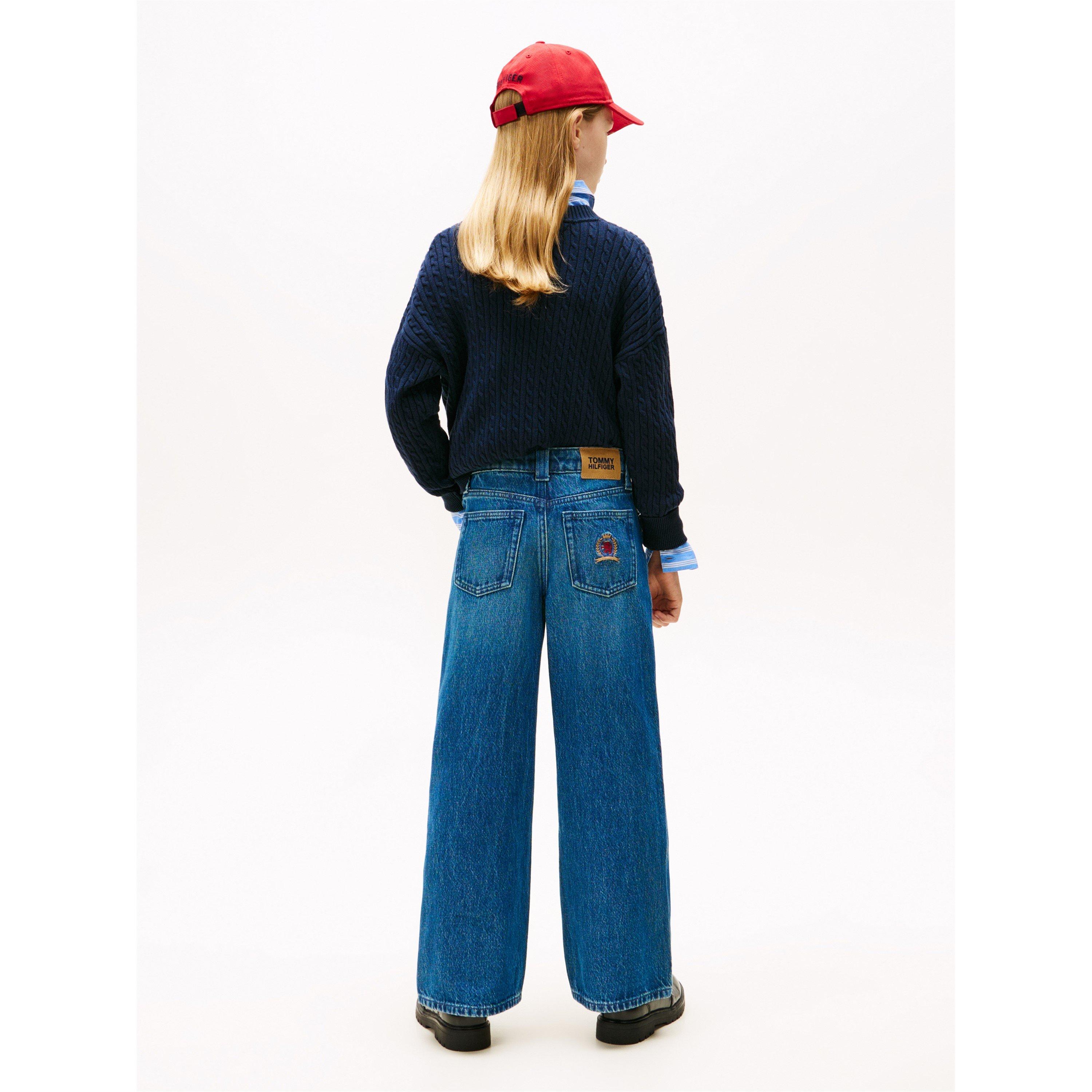 Vintage 1CD - Tommy Hilfiger - Kids' Mabel Wide Leg Jeans - 6