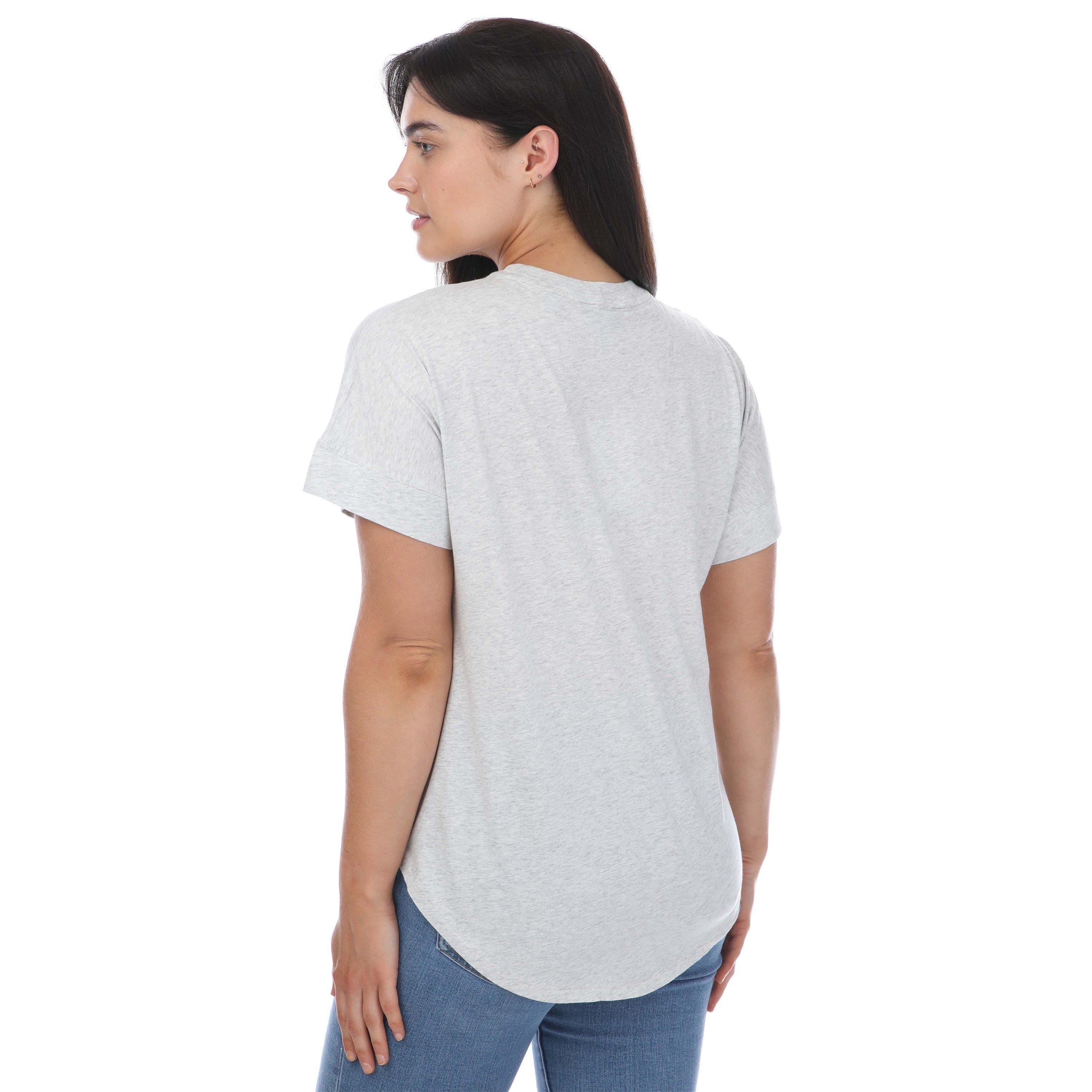 Grey - Ted Baker - Erisana Easy Fit Grown Up Sleeve T-Shirt - 2