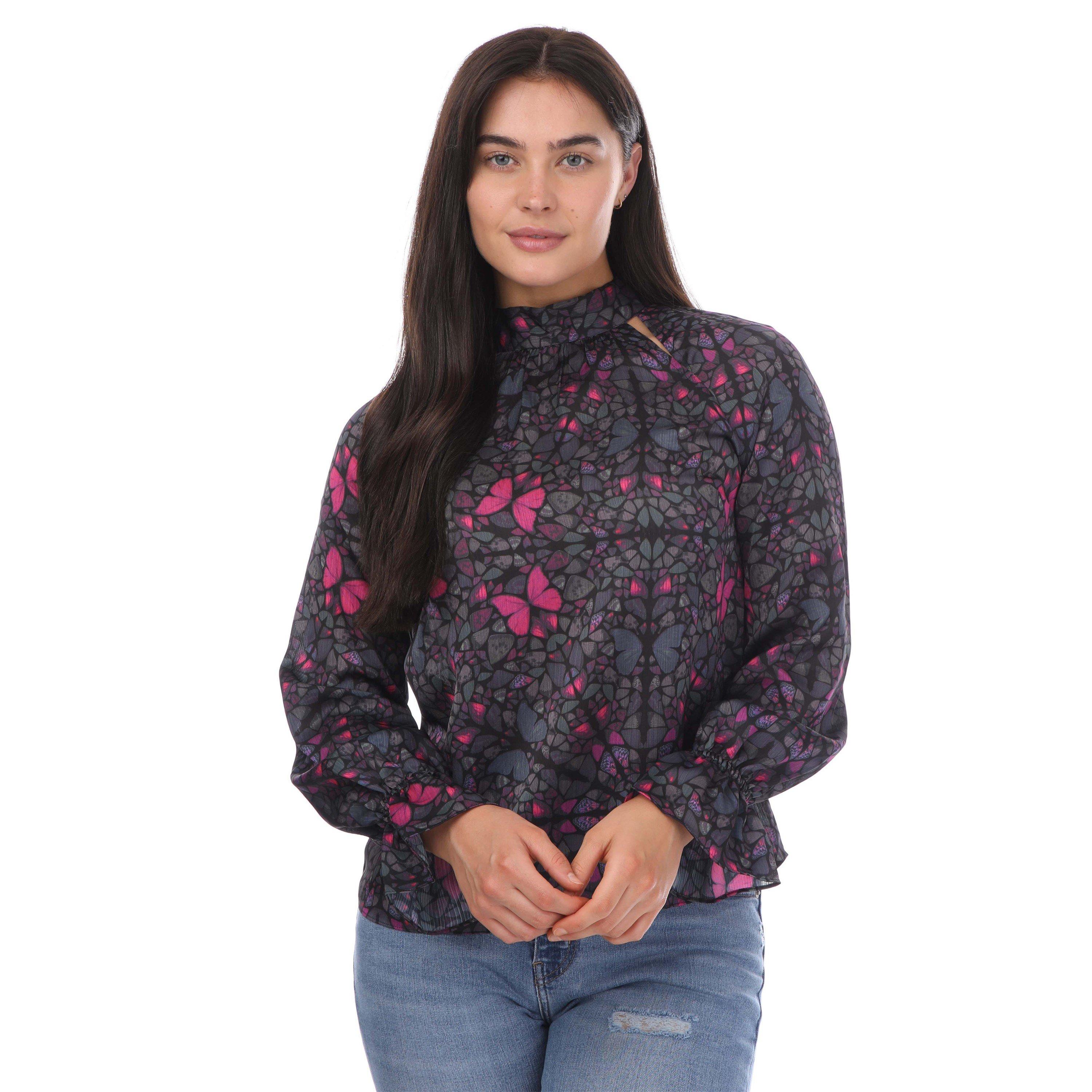 Black - Ted Baker - Heiydii High Neck Blouse - 1