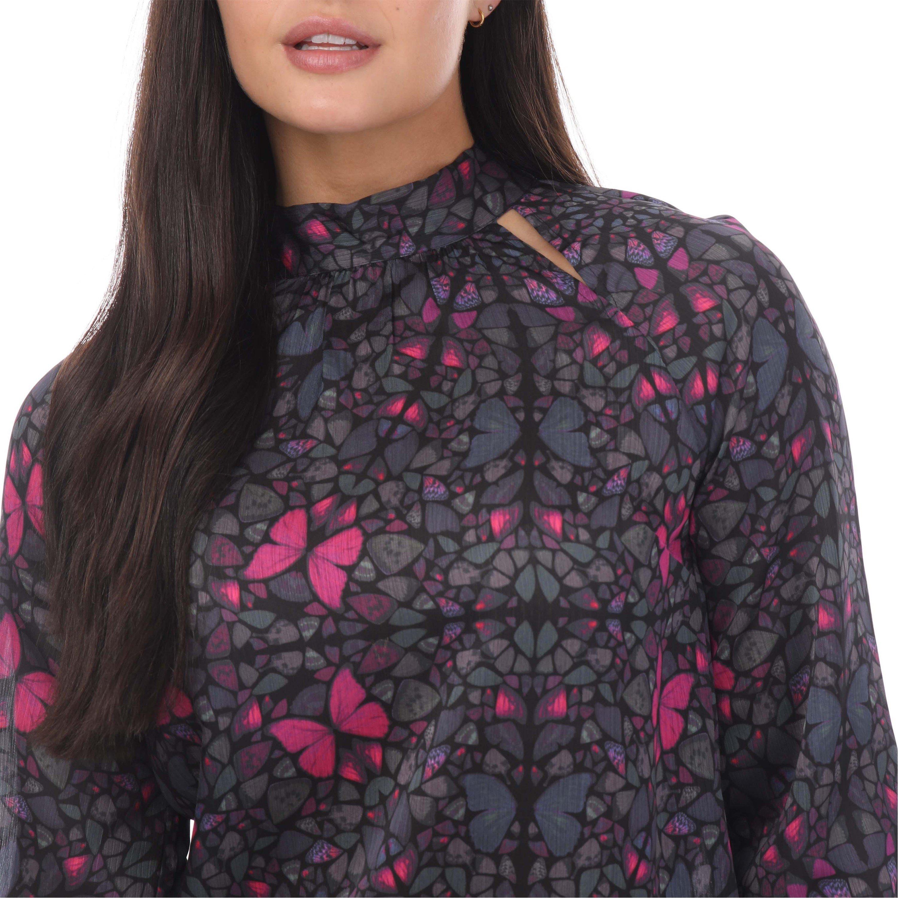 Black - Ted Baker - Heiydii High Neck Blouse - 4