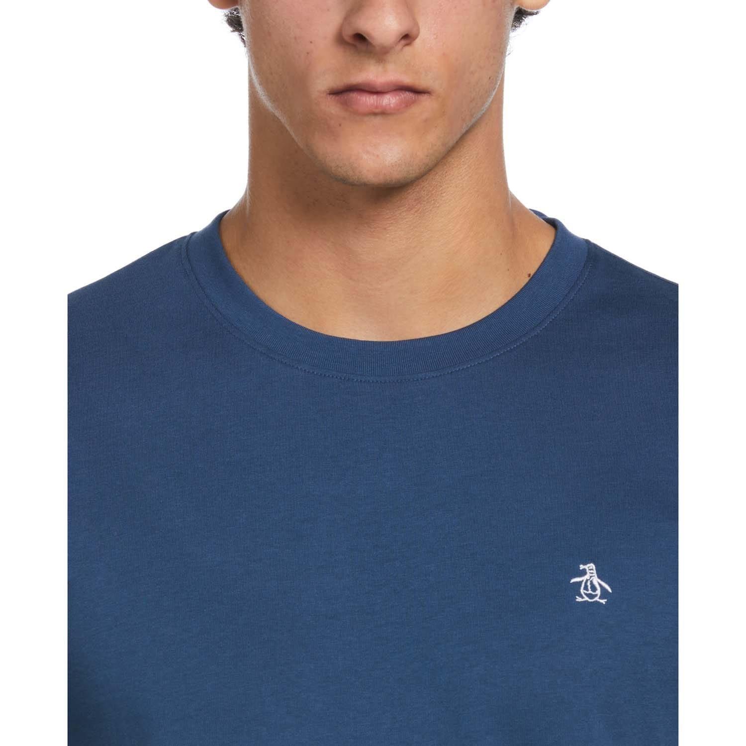 Blue - Original Penguin - Embroidered Logo Pete T-Shirt - 3