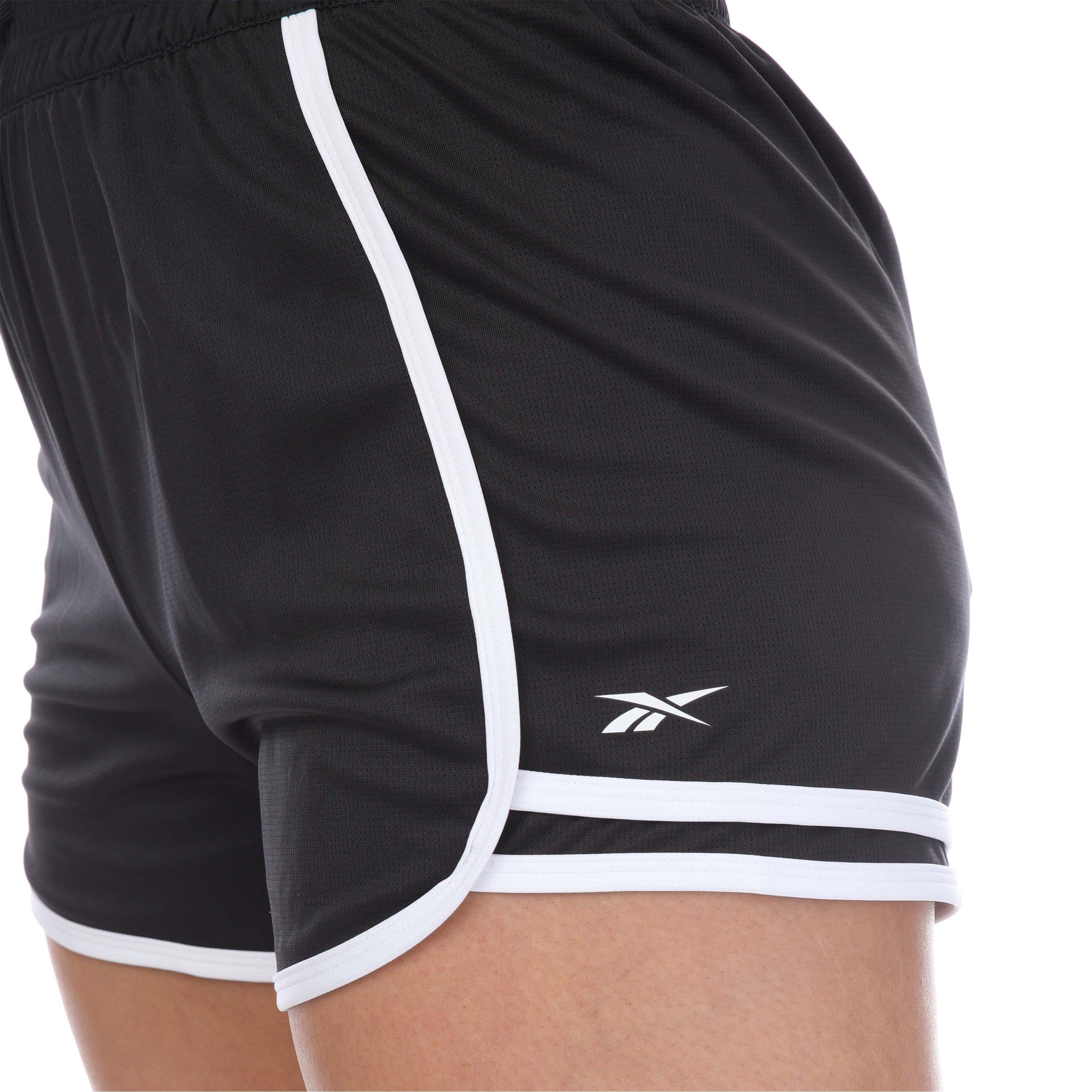 Black - Reebok - Workout Ready High-Rise Shorts - 3