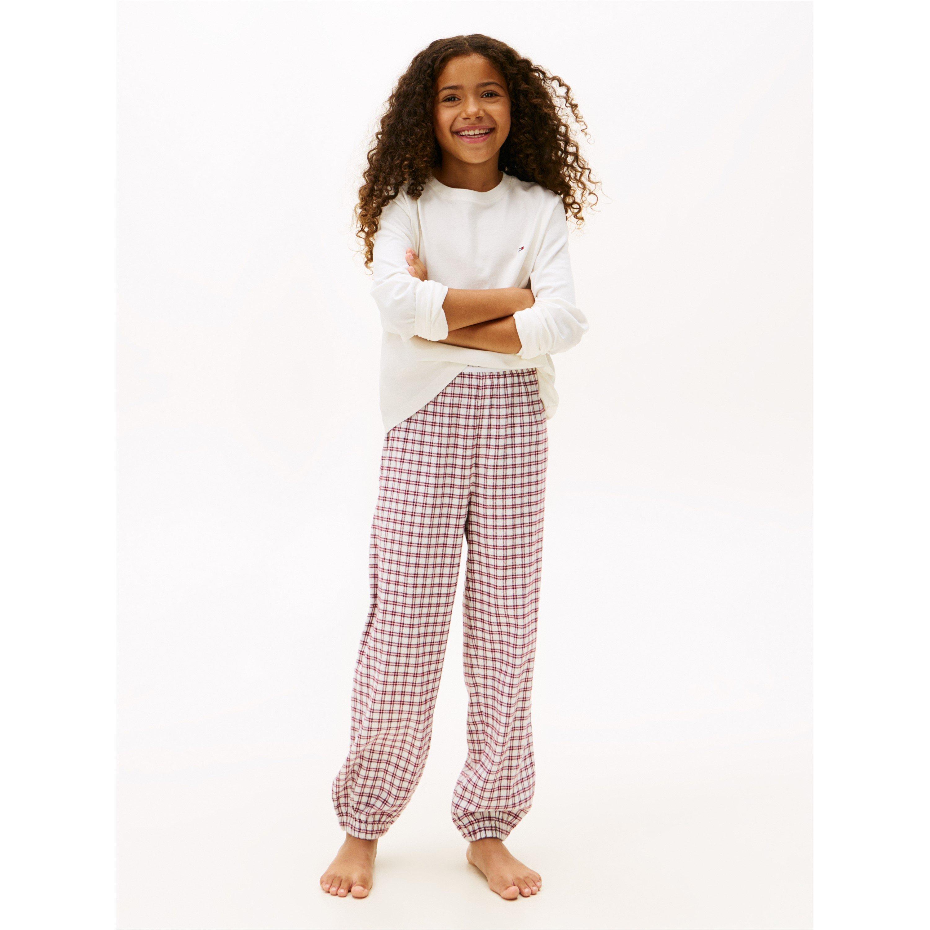 Ivory Plaid 0XM - Tommy Hilfiger - Kids' Long-Sleeve Pyjama Sets - 2