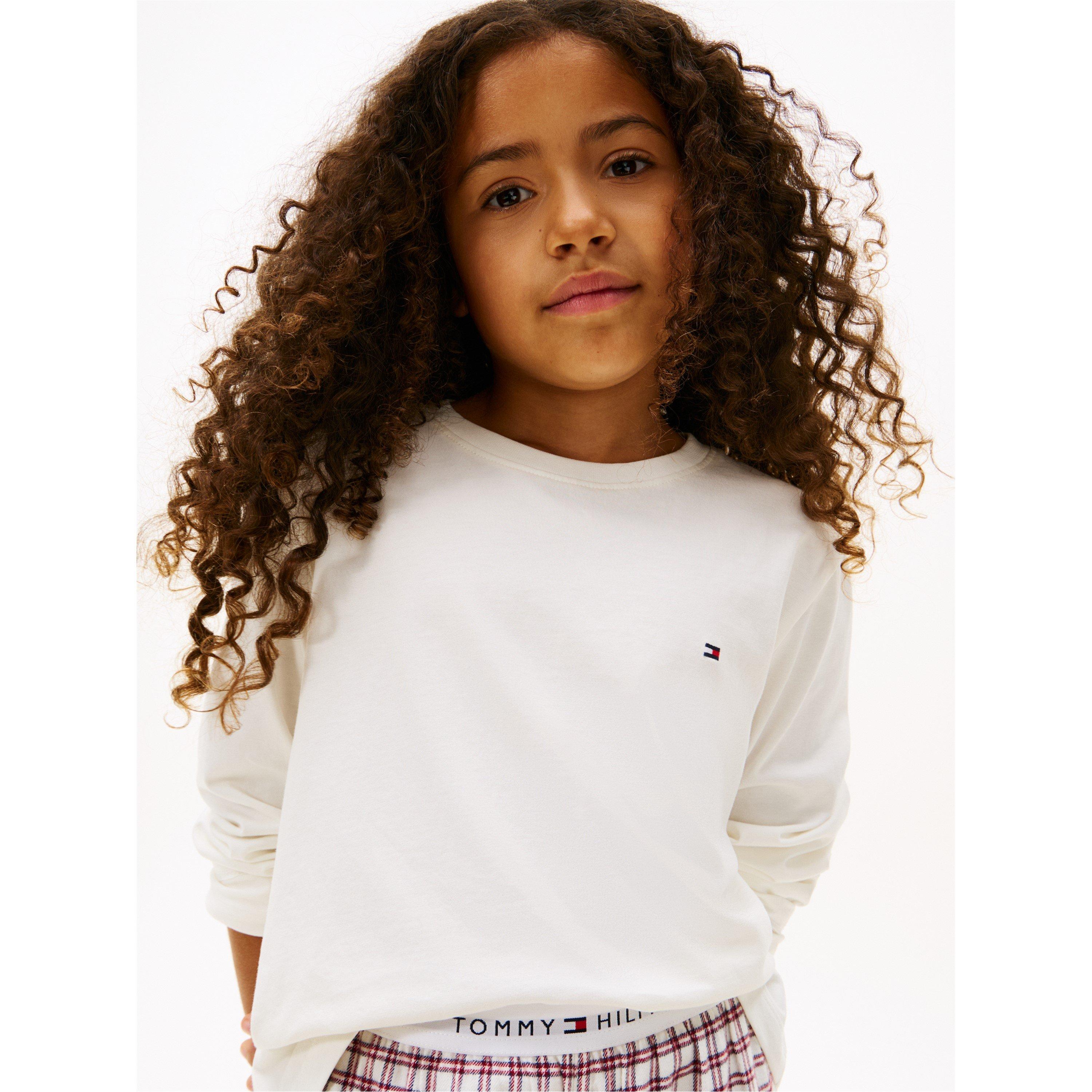 Ivory Plaid 0XM - Tommy Hilfiger - Kids' Long-Sleeve Pyjama Sets - 5