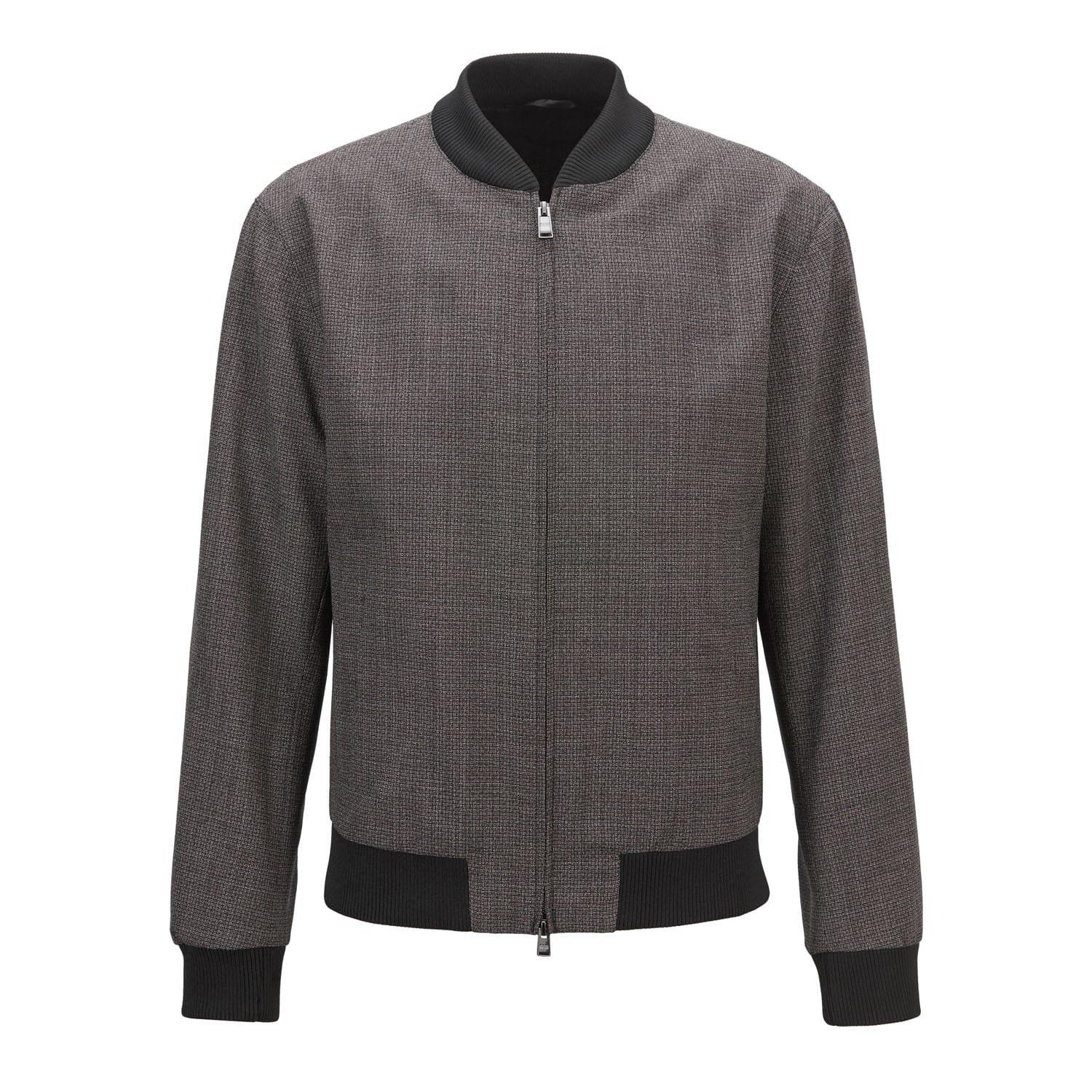 Black - Boss - Nolwin1 Bomber Jacket