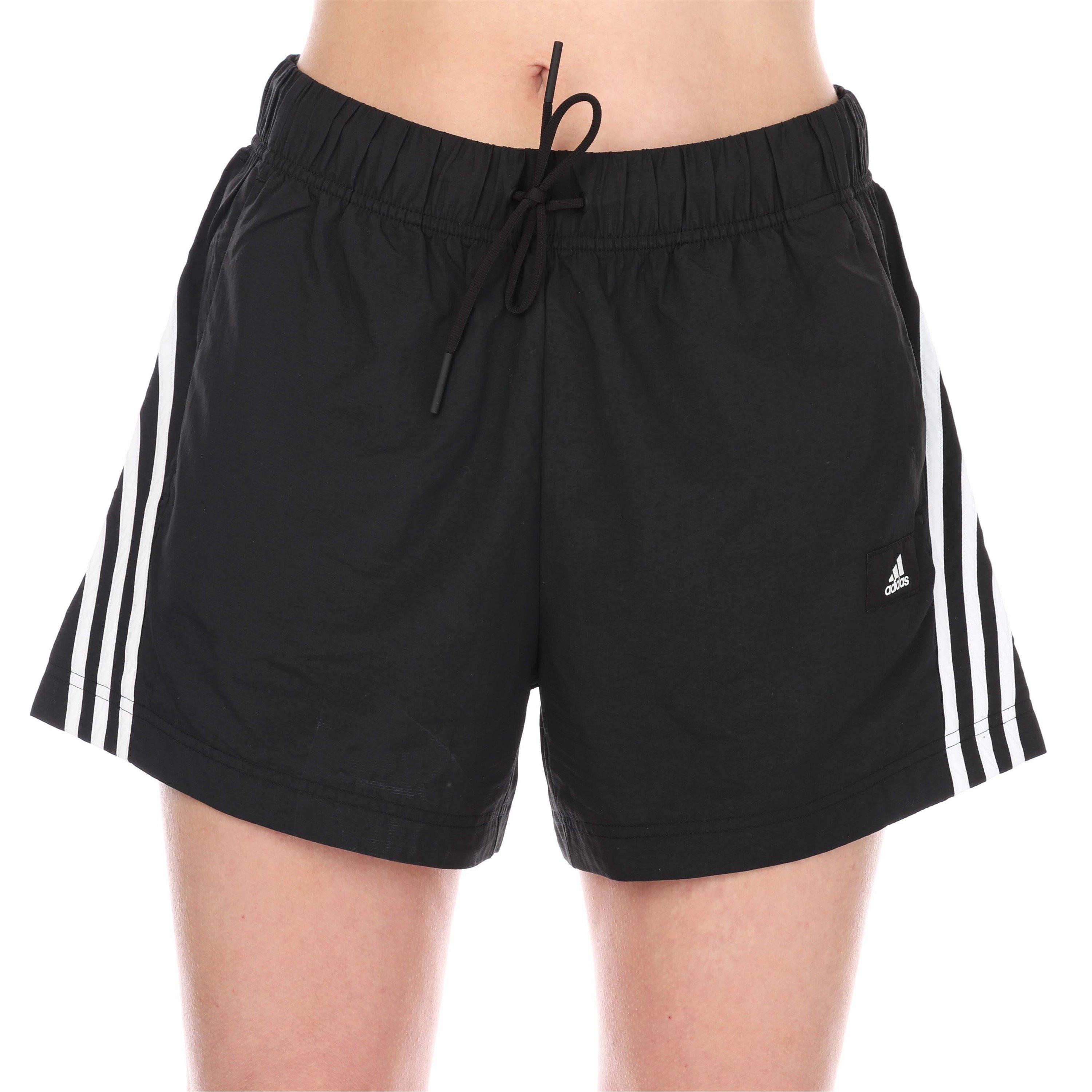 Black - adidas - Women's Future Icons Woven Fleece Jogger Shorts - 1