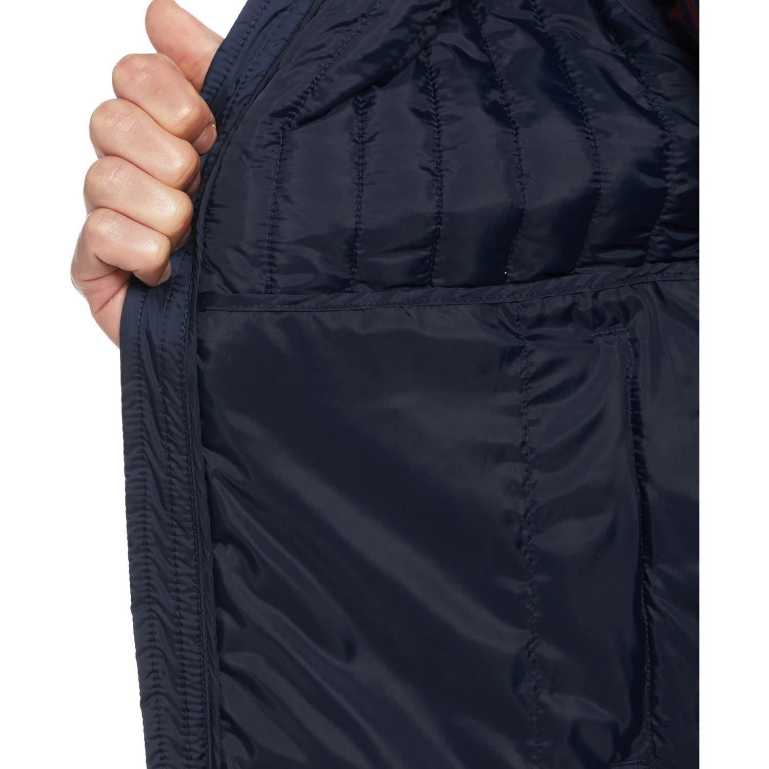 Navy - Original Penguin - Vertical Quilted Gilet - 3